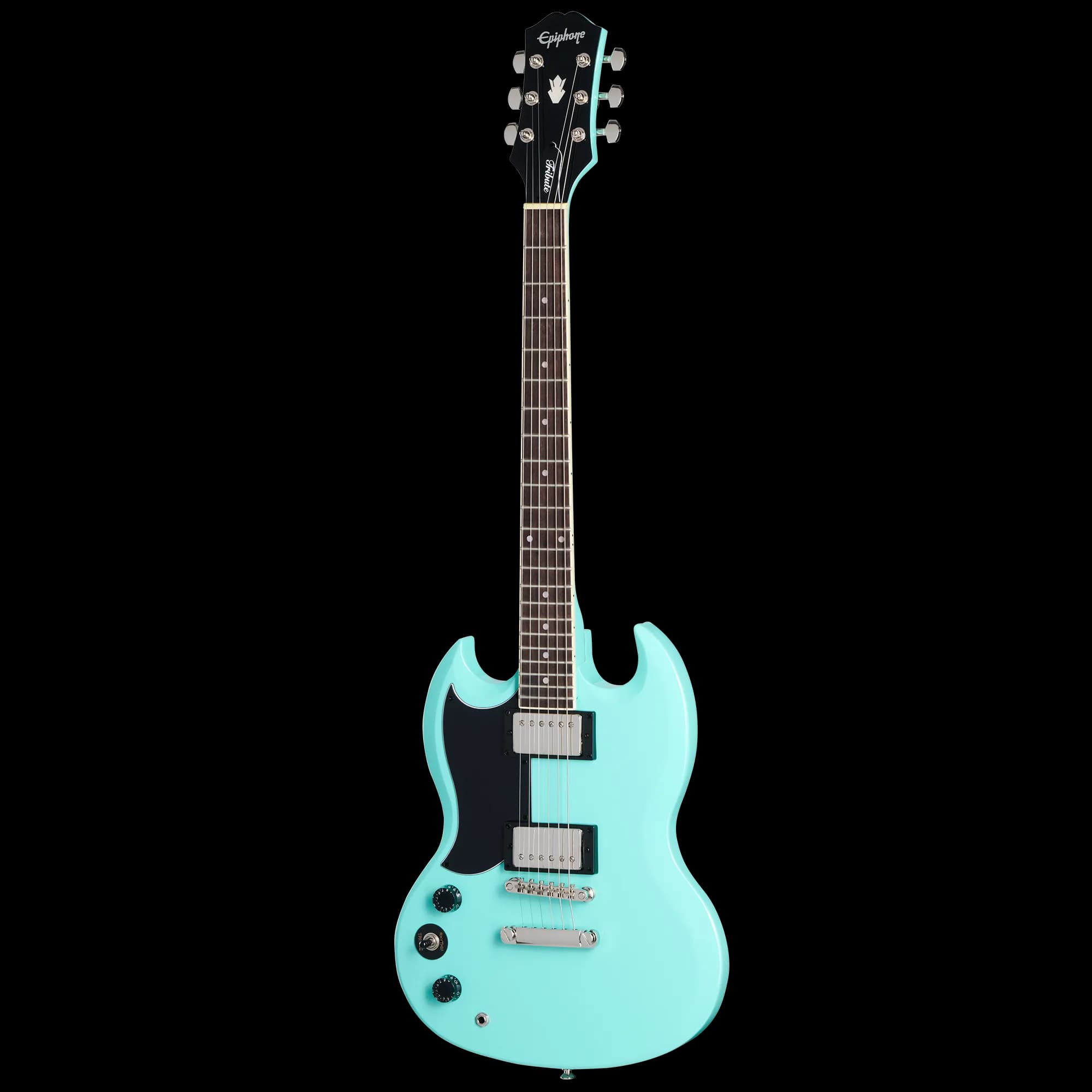 Epiphone SG Tribute, Left-Handed, Aqua, Exclusive — photo 3
