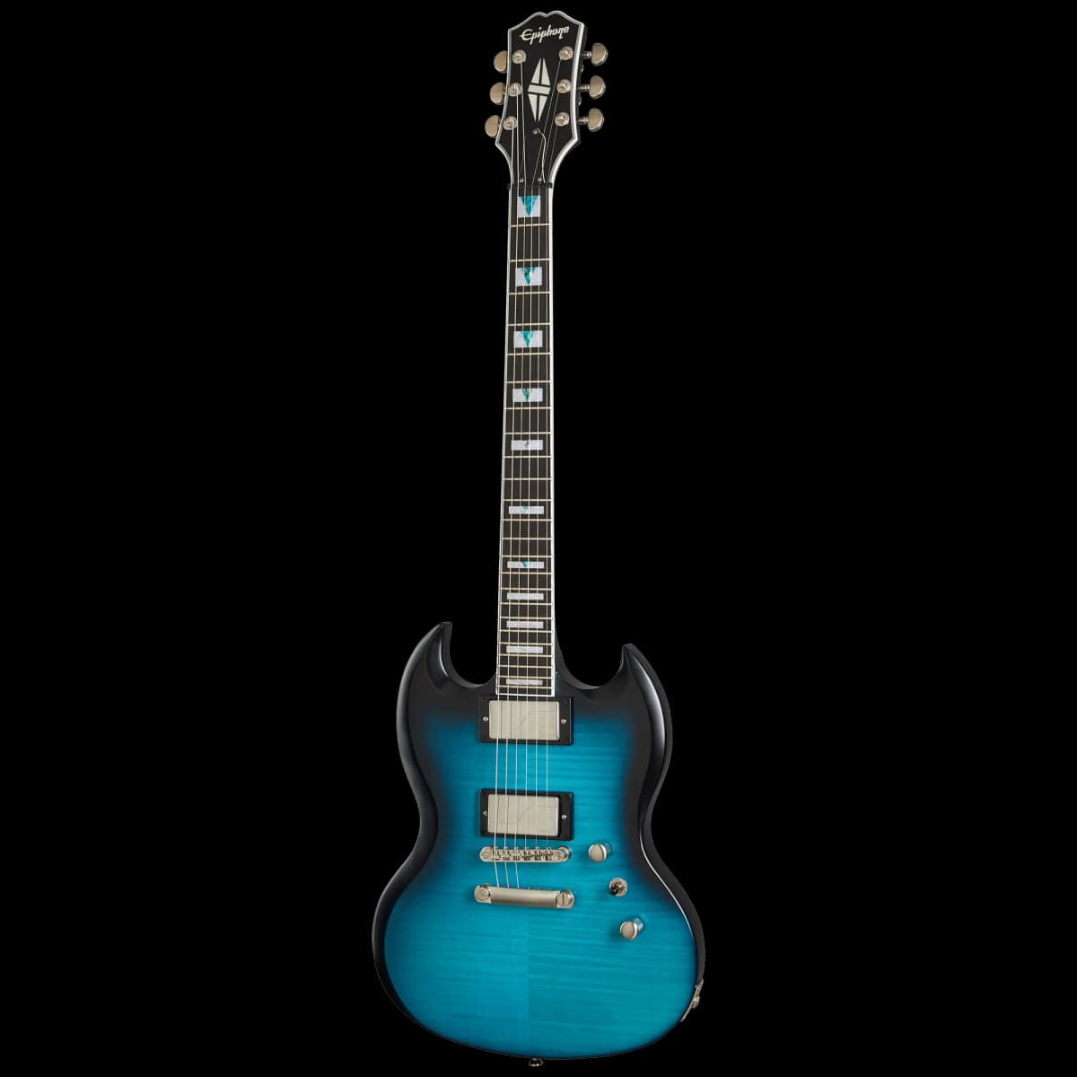 Epiphone SG Prophecy, Blue Tiger Aged Gloss — photo 3