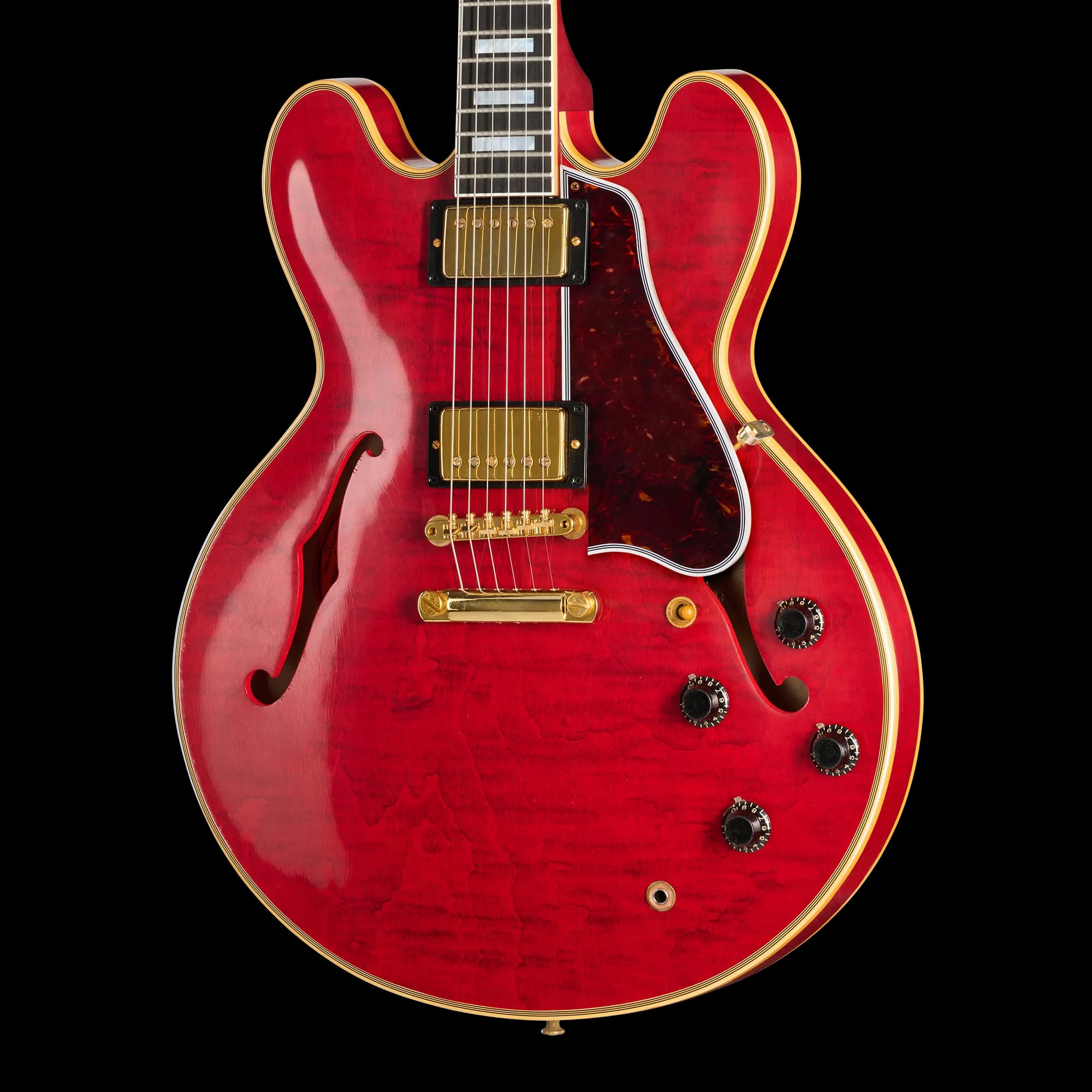 Gibson LE 1960 ES-355 Reissue with Figured Maple, Light Aged, Sixties Cherry