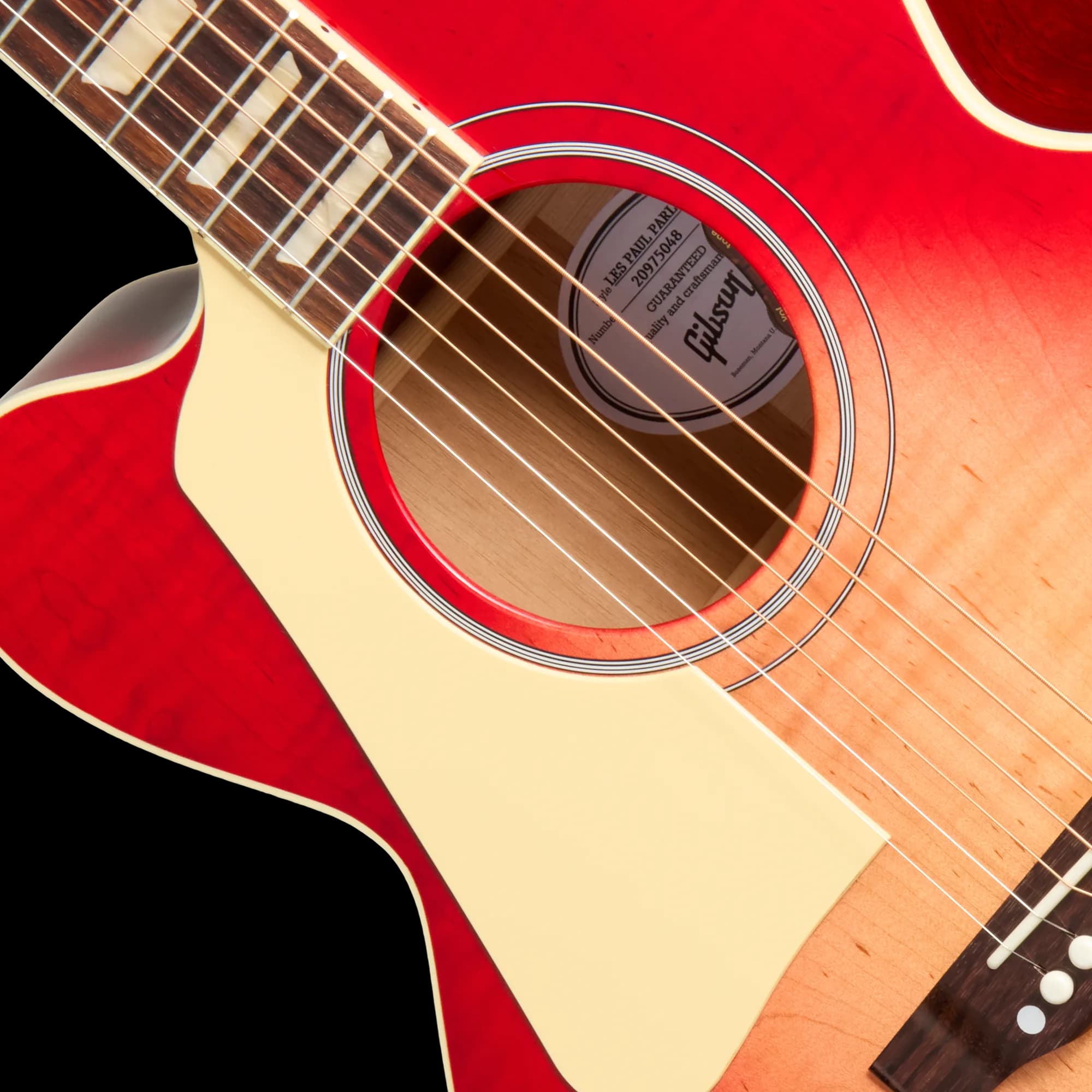 Gibson Les Paul Parlor Acoustic, Left-Handed, Vintage Cherry Sunburst — photo 7