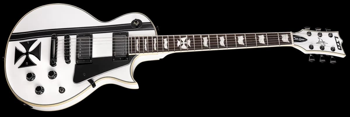 ESP LTD Iron Cross Snow White — photo 3