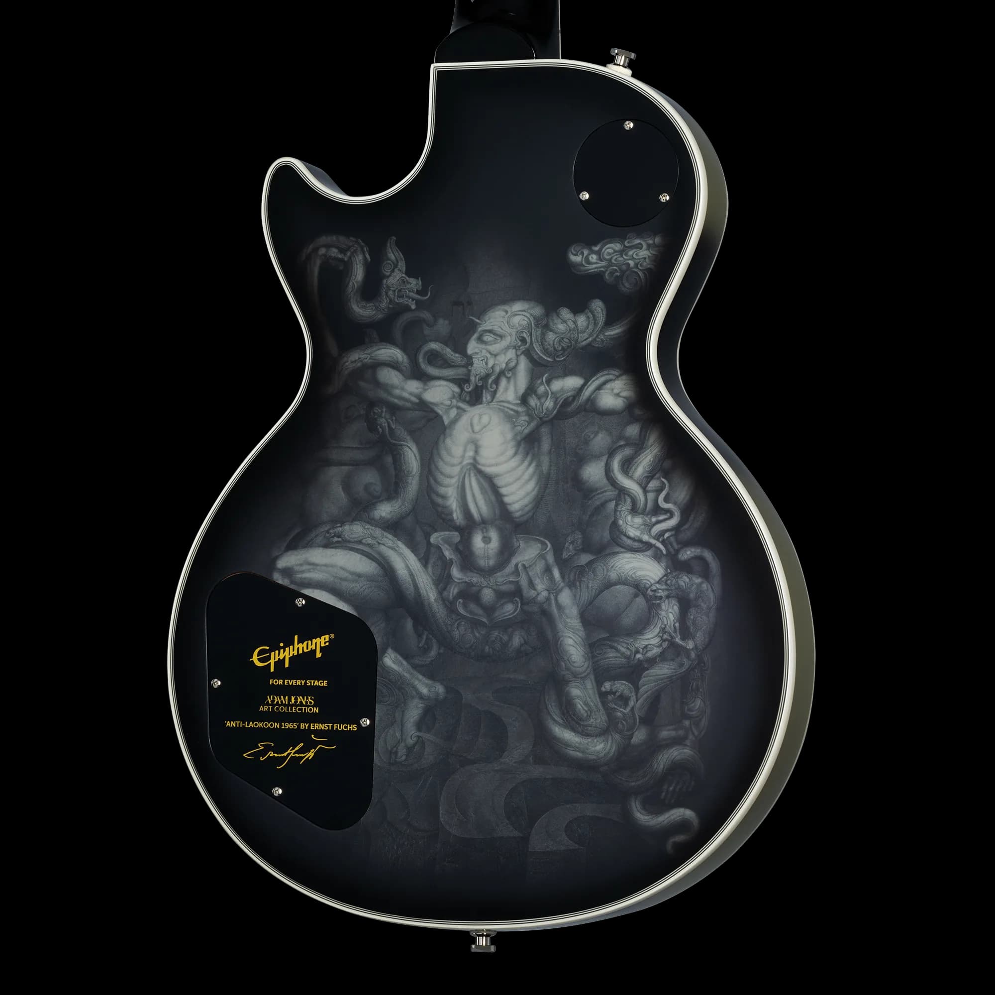 Epiphone Adam Jones Les Paul Custom Art Collection: Ernst Fuchs’ “ANTI-LAOKOON 1965”, Antique Silverburst