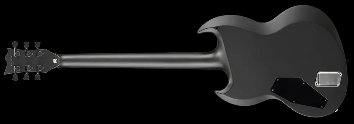 ESP E-II Viper Baritone CHARCOAL METALLIC SATIN — photo 3