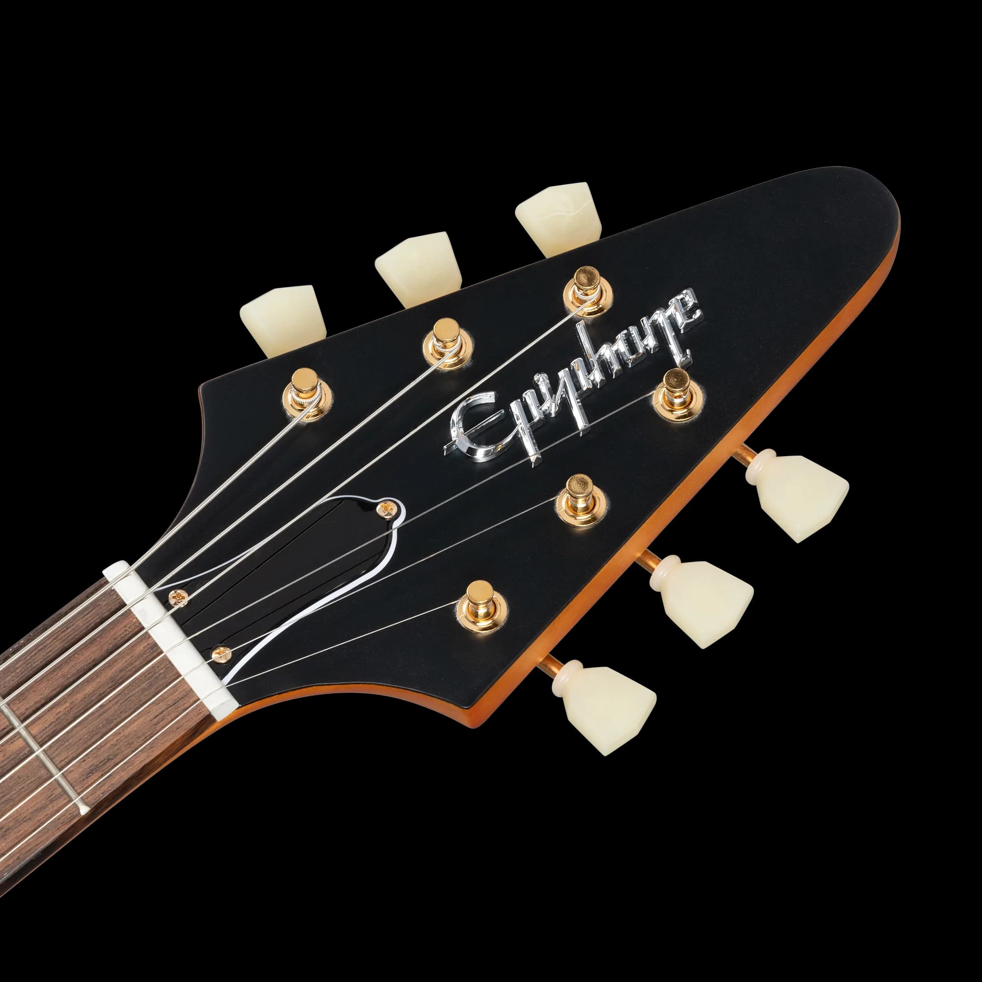 Epiphone IGC 1958 Korina Flying V, Aged Natural, Exclusive — photo 5