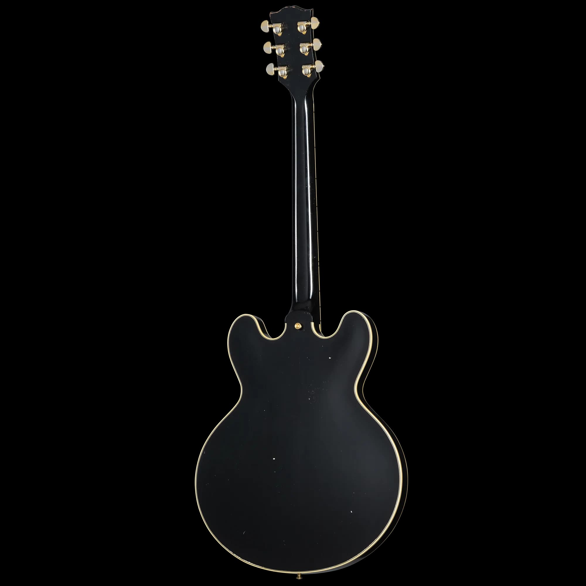 Gibson 60s ES-355 Reissue Maestro Vibrola, Light Aged, Ebony — photo 3