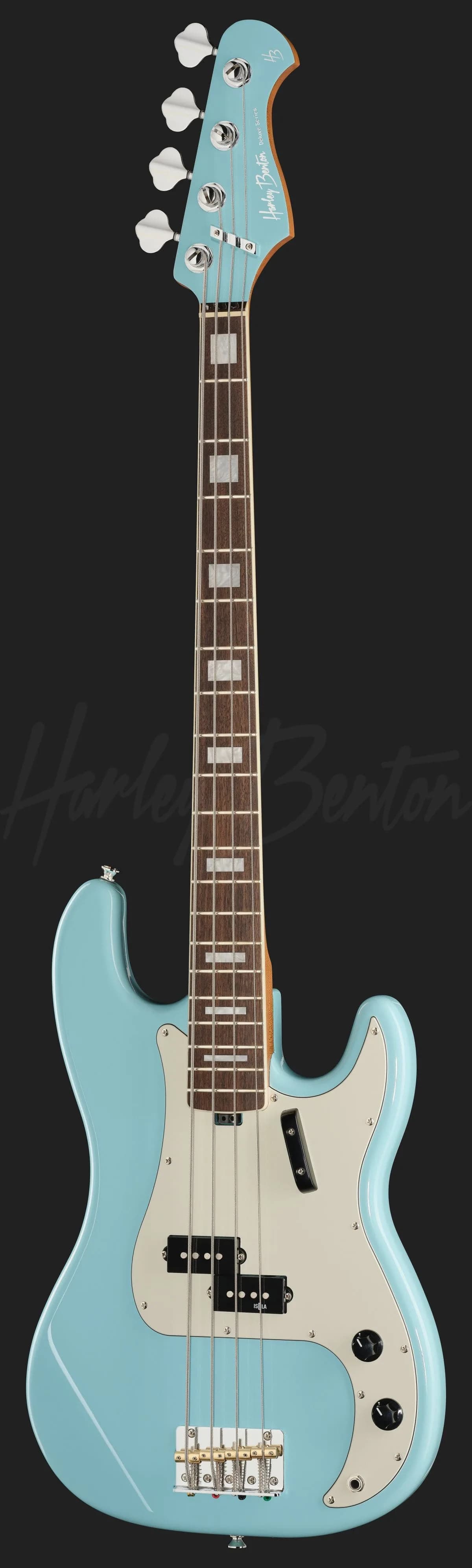 Harley Benton MV-4P Daphne Blue — photo 2