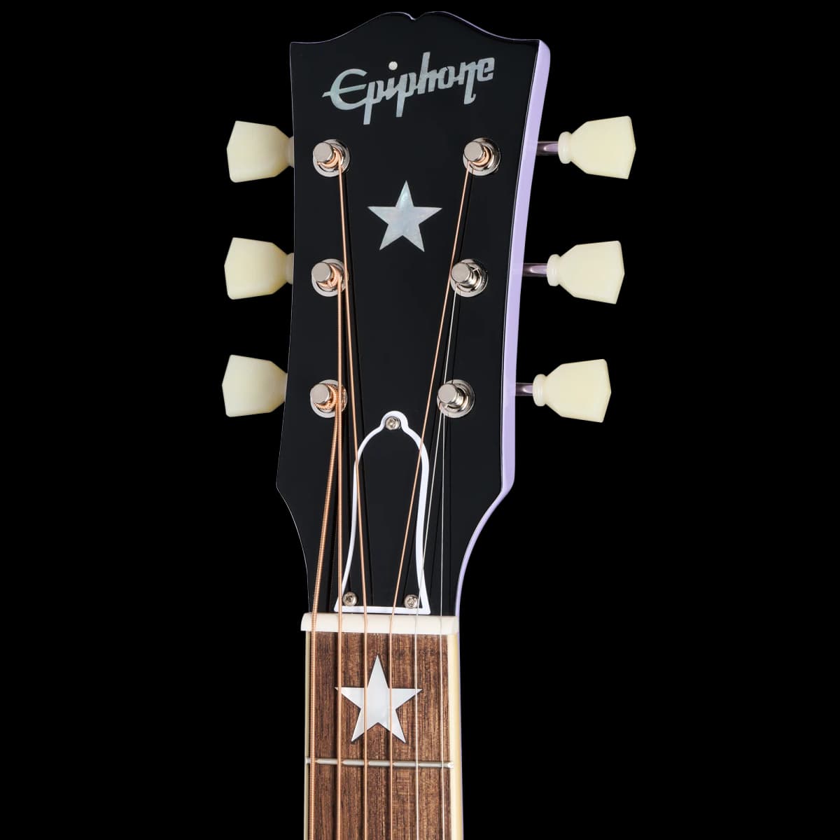 Epiphone IGC J-180 LS, Lavender, Exclusive — photo 6
