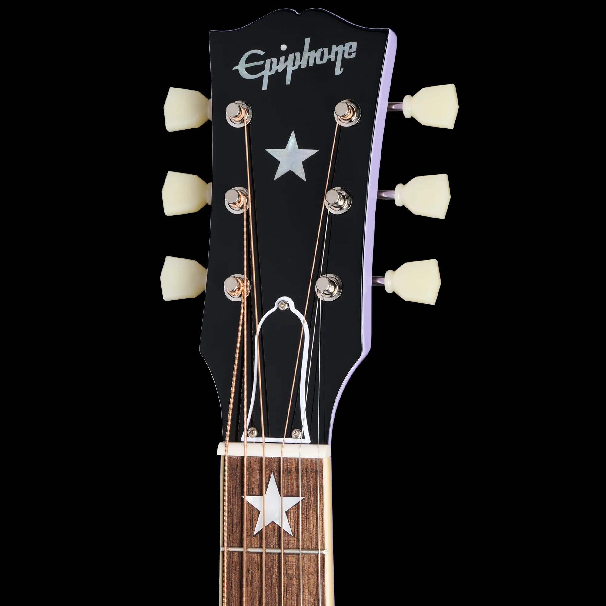 Epiphone IGC J-180 LS, Lavender, Exclusive — photo 6