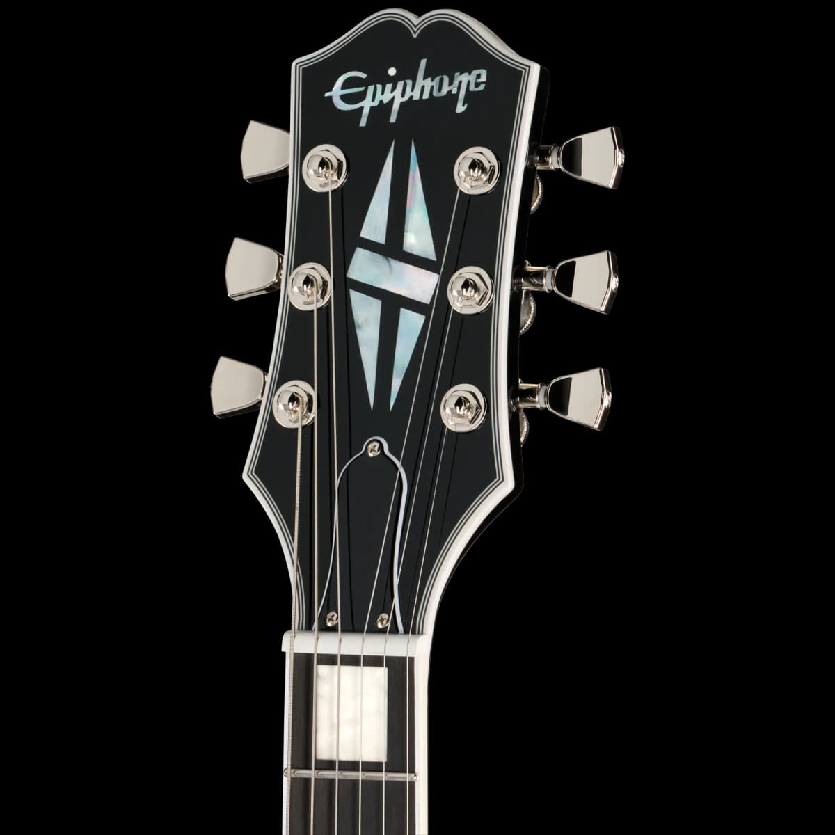 Epiphone Les Paul Custom Modern Figured, Translucent Ebony Burst, Exclusive — photo 5