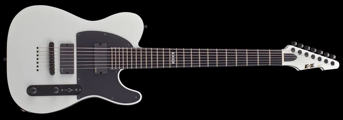 ESP E-II T-B7 Baritone Snow White