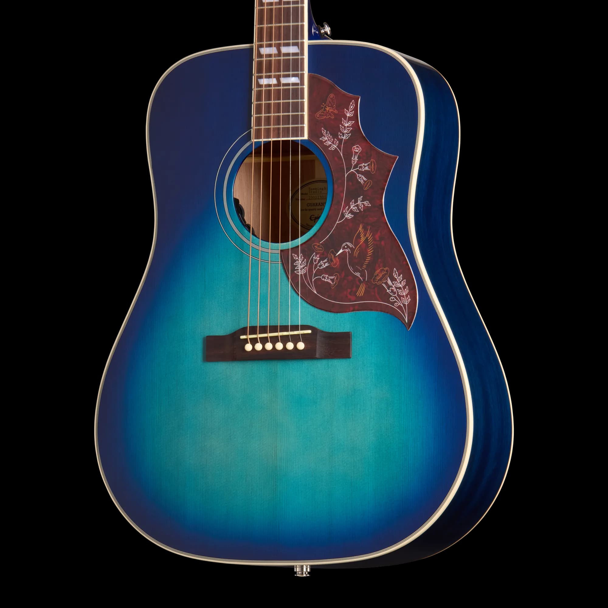 Epiphone Hummingbird Studio, Blueberry Burst, Exclusive