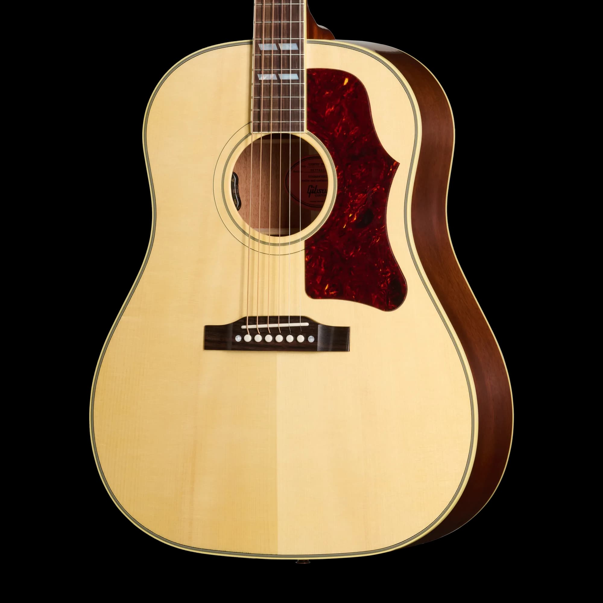 Gibson Country Western Round Shoulder with Red Spruce Top, Antique Natural, Exclusive
