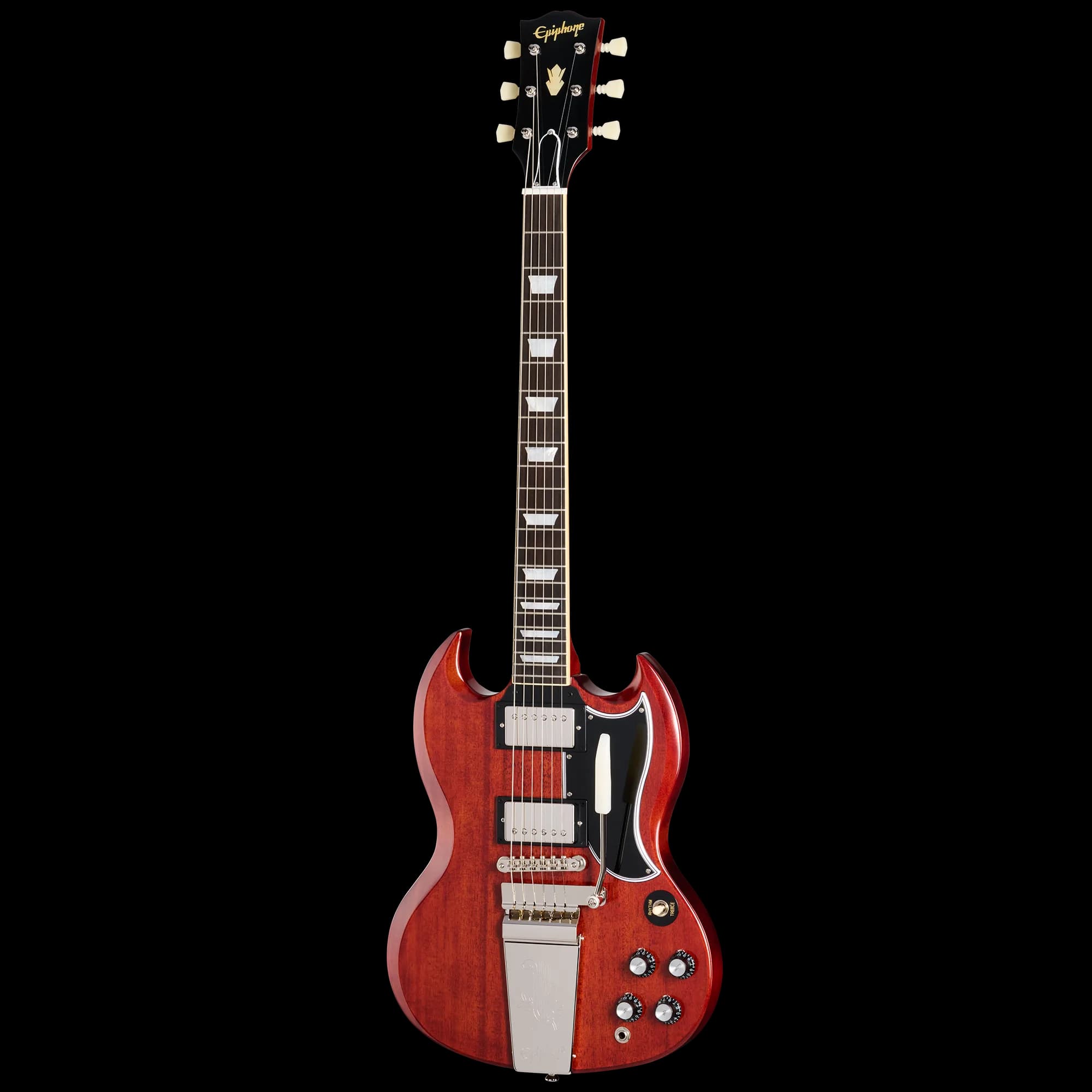 Epiphone IGC 1964 SG Standard Reissue with Maestro Vibrola, Cherry Red — photo 3