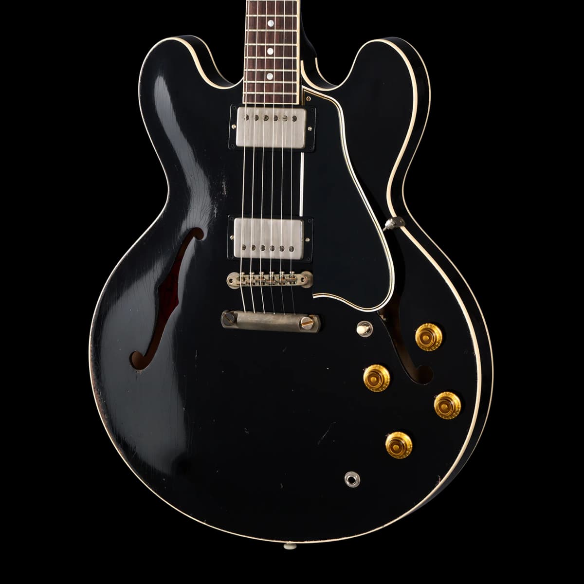 Gibson 1959 ES-335 Reissue, Heavy Aged, Dark Oxblood, Exclusive