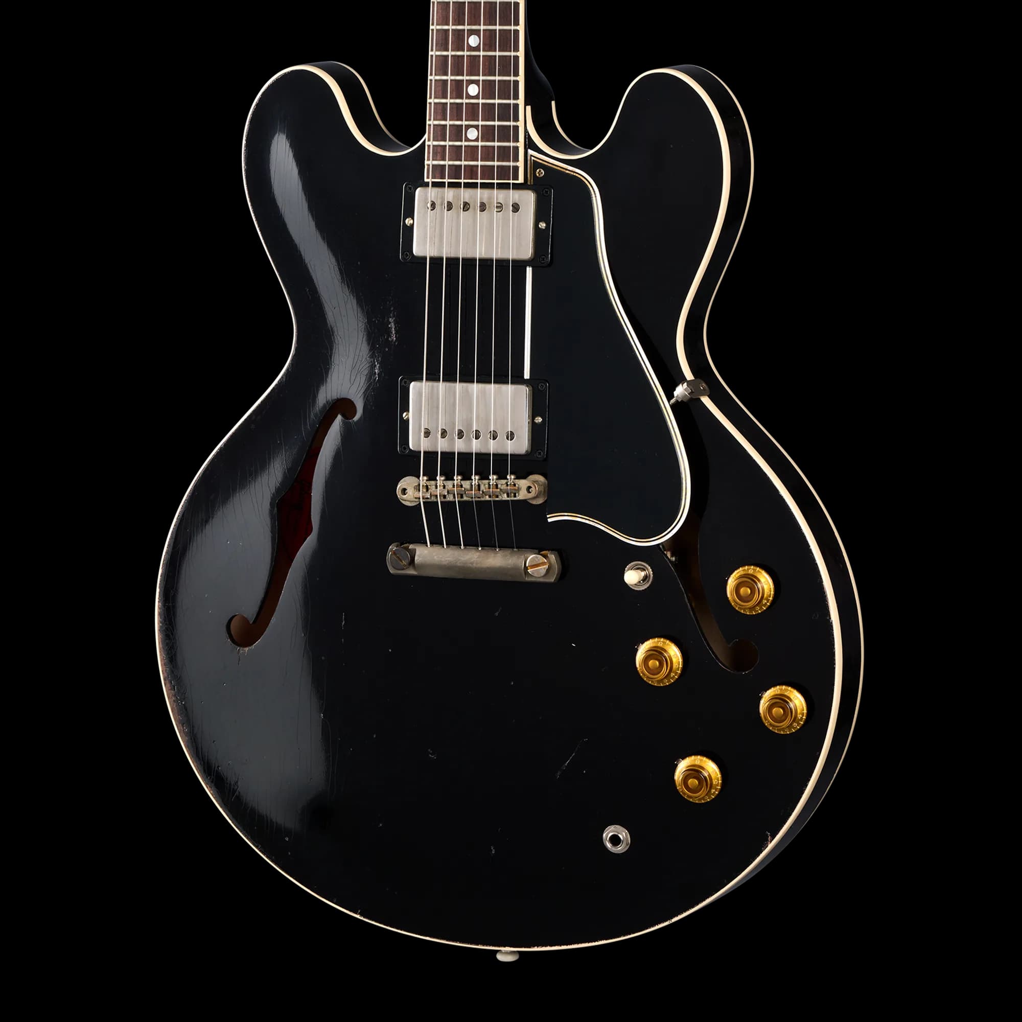 Gibson 1959 ES-335 Reissue, Heavy Aged, Dark Oxblood, Exclusive