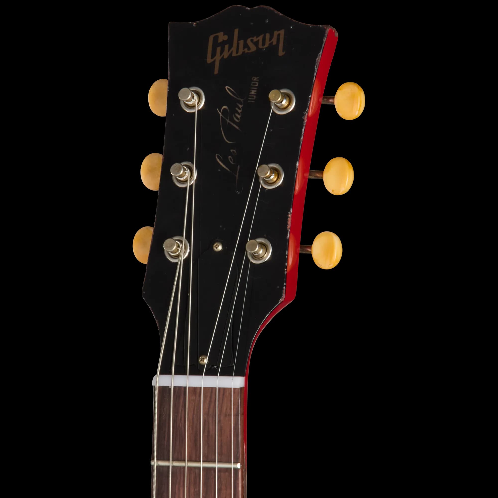 Gibson 1957 Les Paul Junior Single Cut Reissue, Heavy Aged, Cardinal Red — photo 3