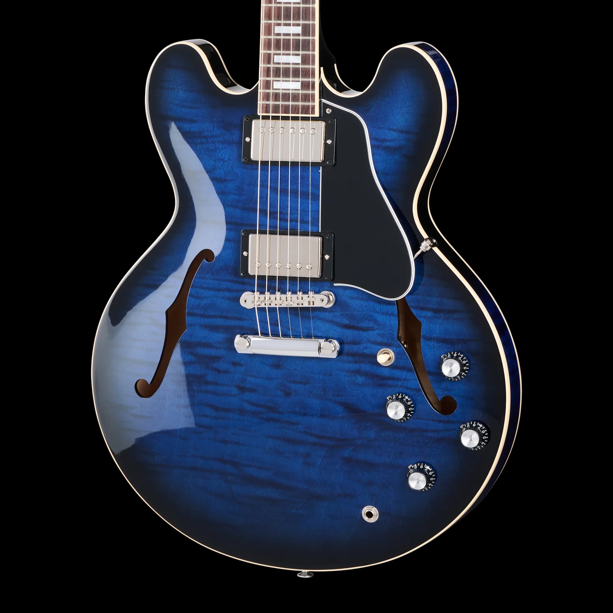 Gibson ES-335 Figured Custom Color, Deep Ocean Burst