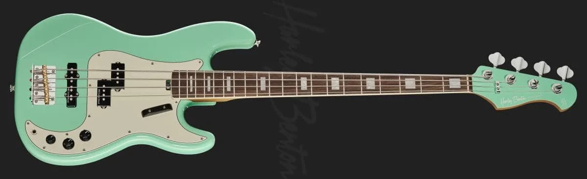 Harley Benton MV-4PJ Seafoam Green — photo 2