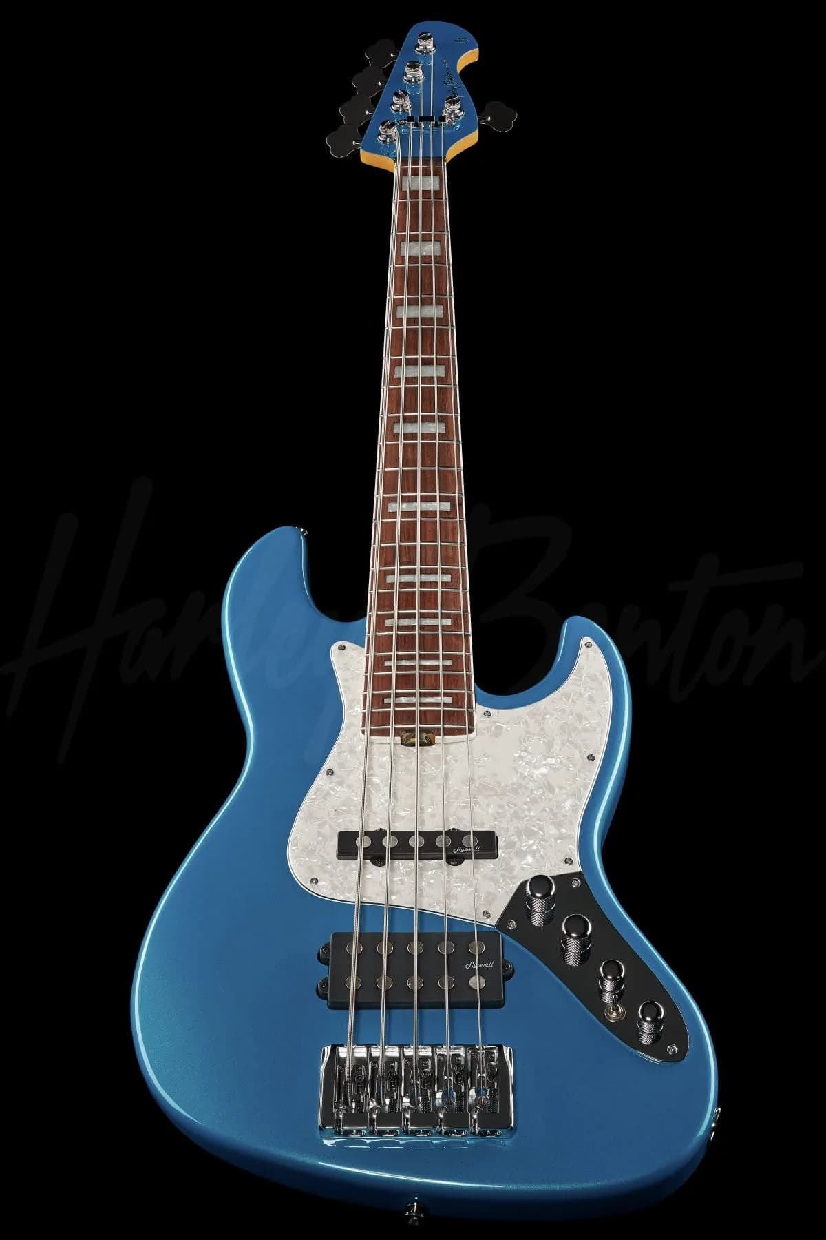 Harley Benton Enhanced MJ-5EB Lake Blue — photo 8