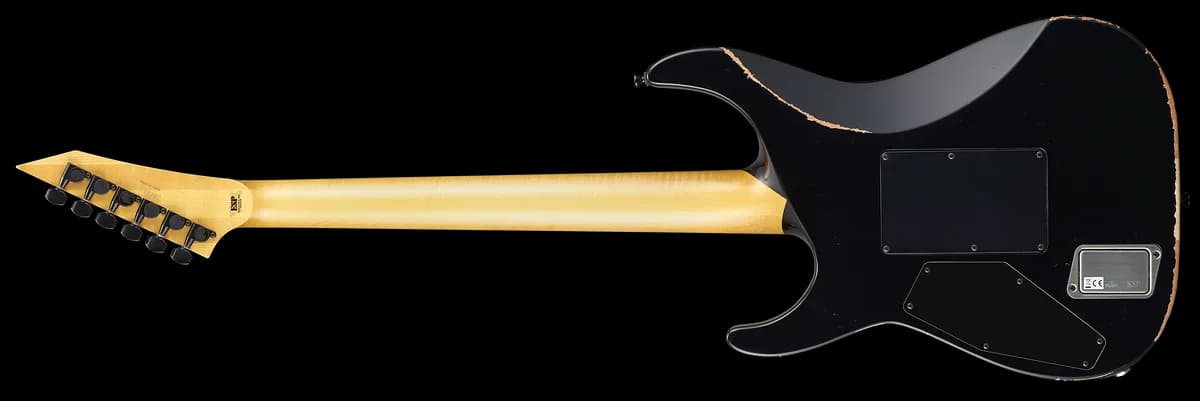 ESP KH-2 Vintage Distressed Black — photo 2