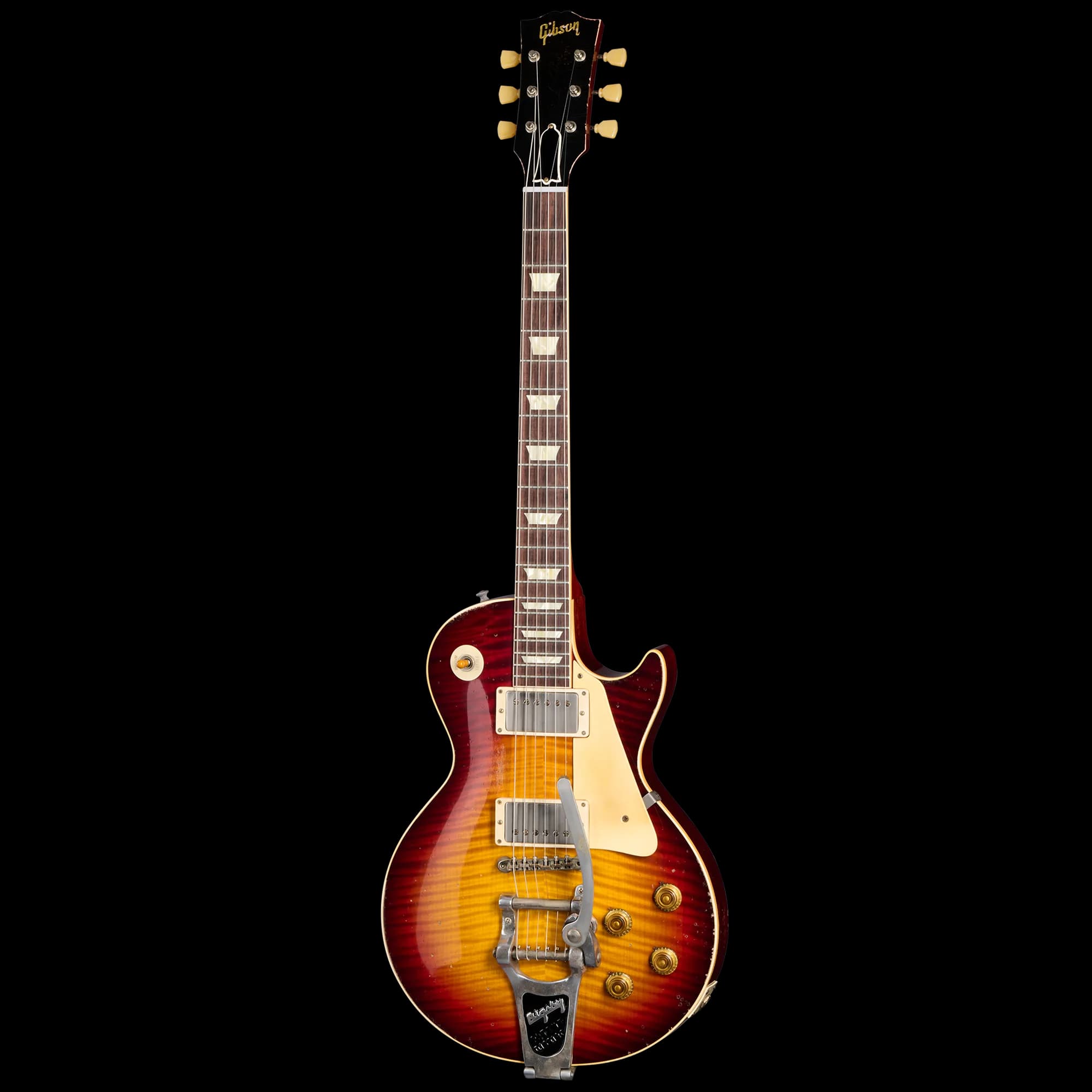 Gibson 1959 Les Paul Standard Reissue Limited Edition Murphy Lab Aged With Brazilian Rosewood, Tom's Tri-Burst — photo 3