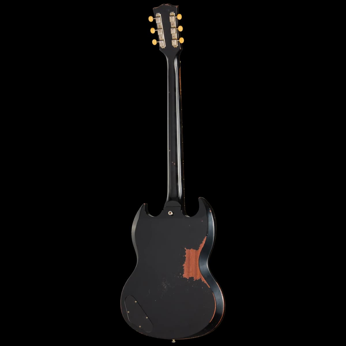 Gibson 1963 SG Junior Reissue, Heavy Aged, Ebony — photo 5