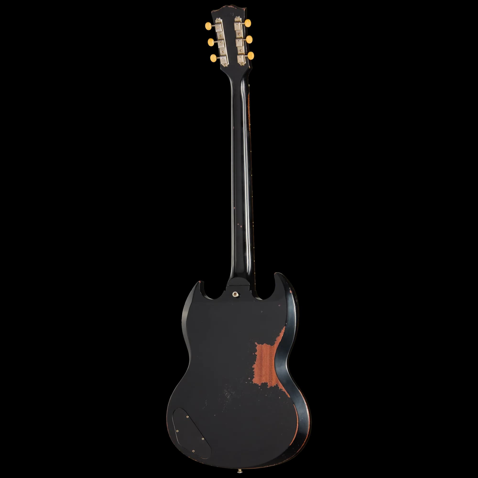Gibson 1963 SG Junior Reissue, Heavy Aged, Ebony — photo 5