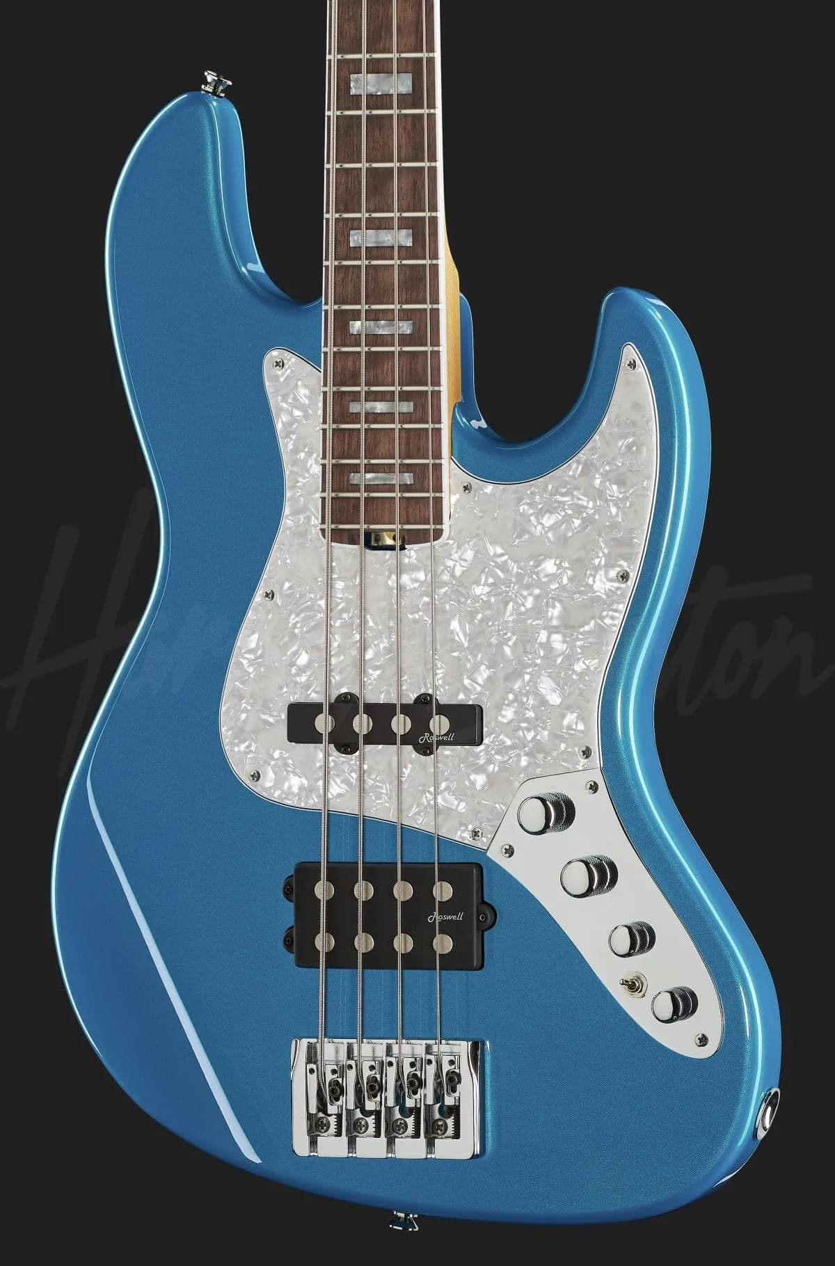 Harley Benton Enhanced MJ-4EB Lake Blue — photo 4