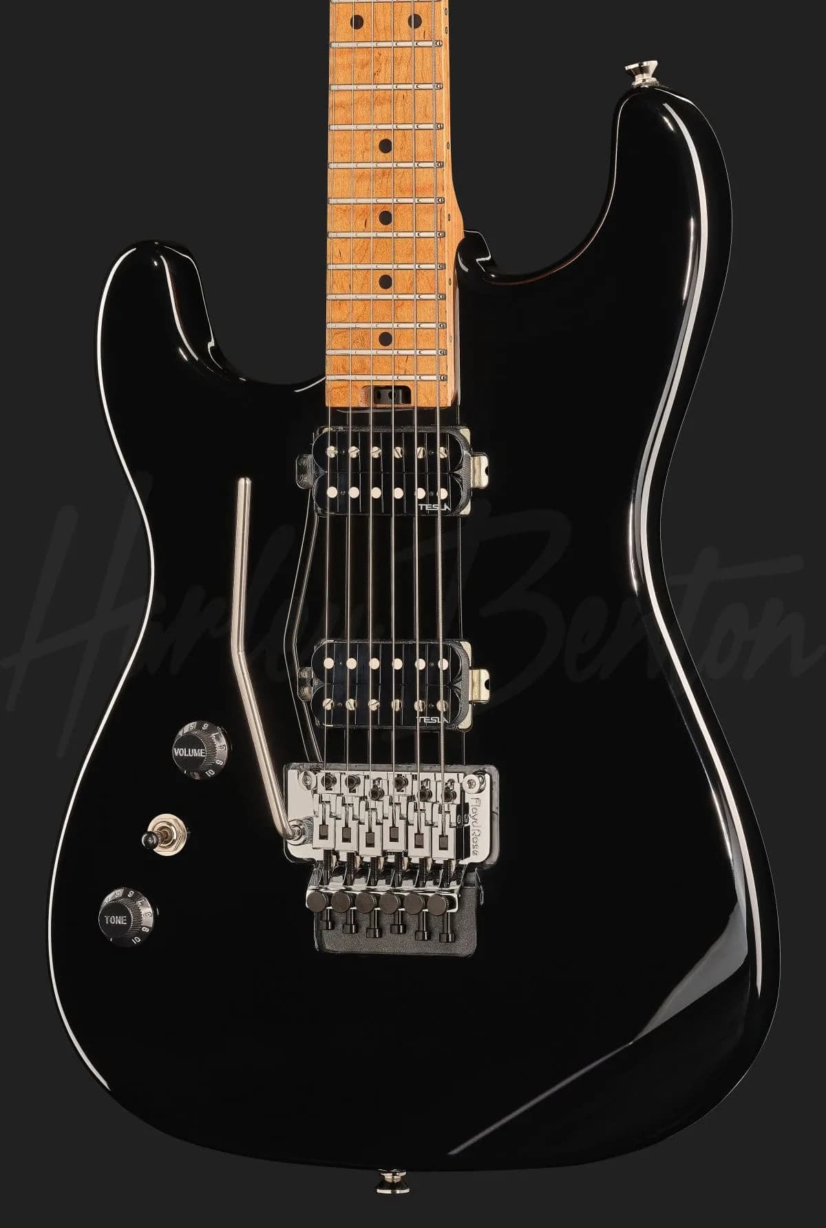 Harley Benton ST-80FR MN LH HH Black — photo 4