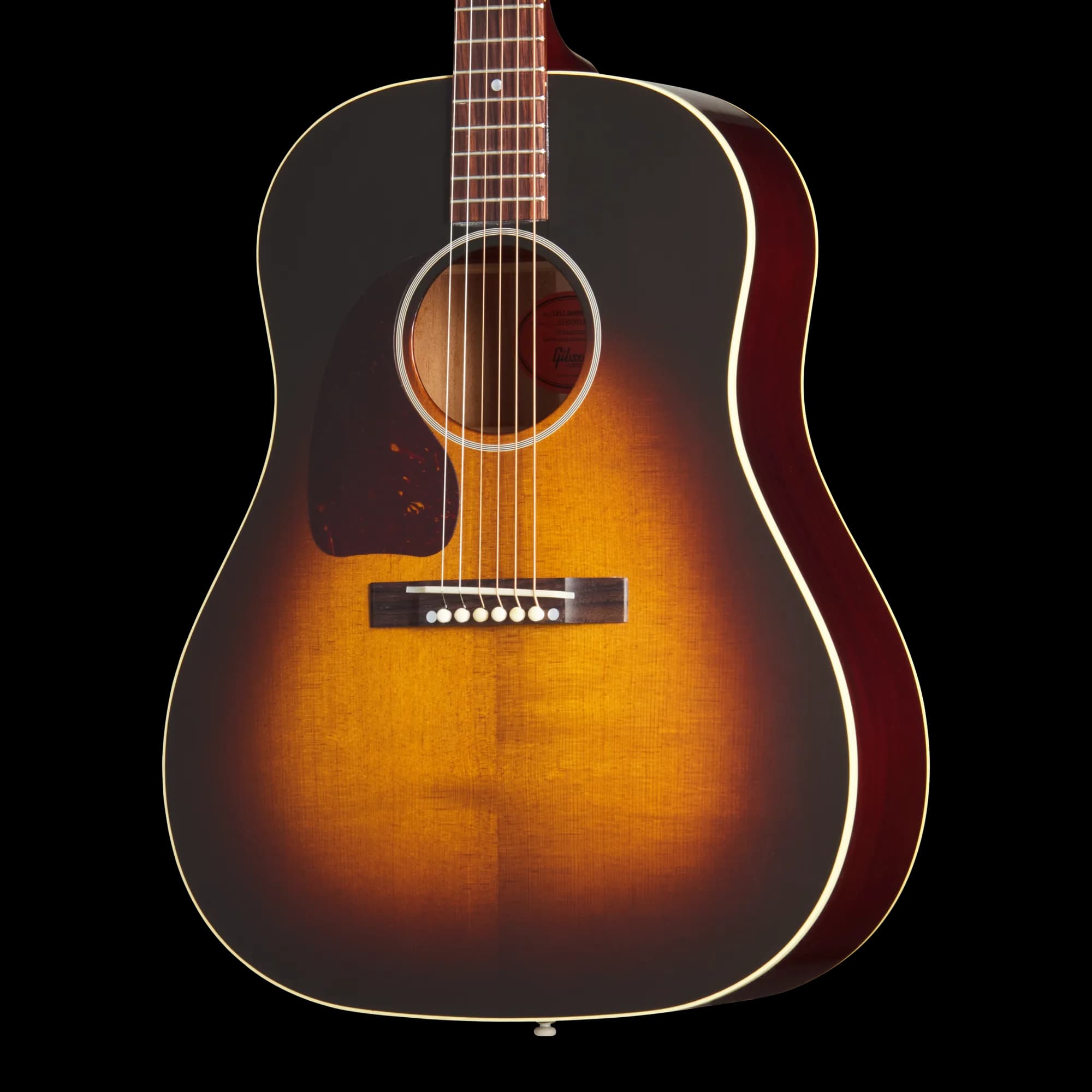 Gibson 1942 Banner J-45 Reissue, Left-Handed, Vintage Sunburst
