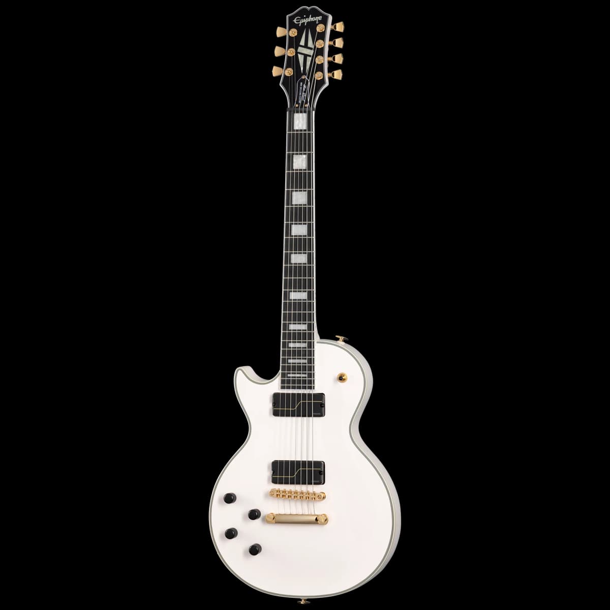 Epiphone Matt Heafy Les Paul Custom Origins 7-String , Left-Handed, Bone White — photo 3