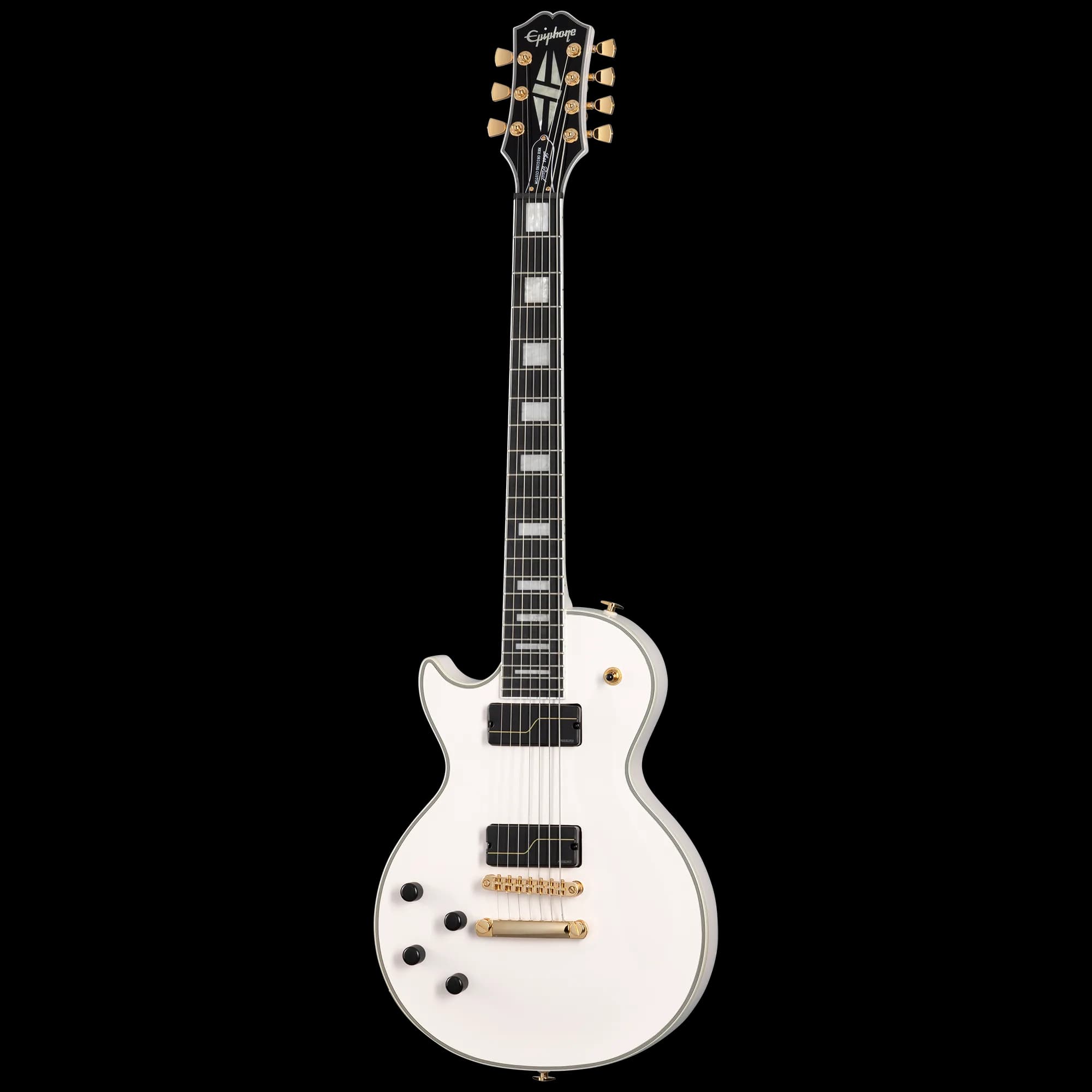 Epiphone Matt Heafy Les Paul Custom Origins 7-String , Left-Handed, Bone White — photo 3