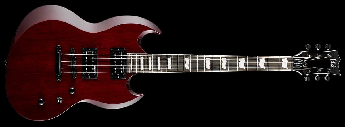 ESP VIPER-256 SEE THRU BLACK CHERRY