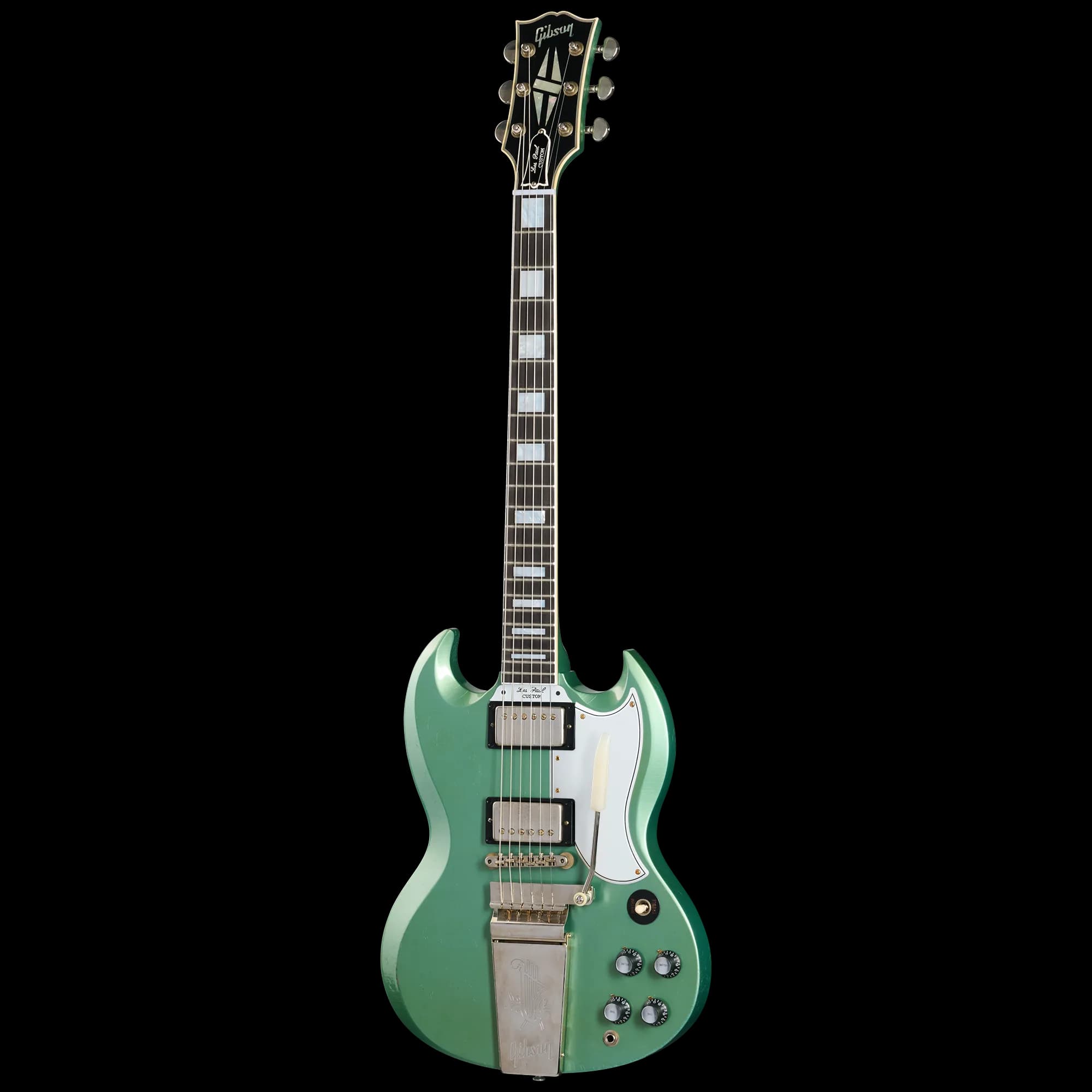 Gibson 1963 Les Paul SG Custom Reissue, Light Aged, Inverness Green — photo 3