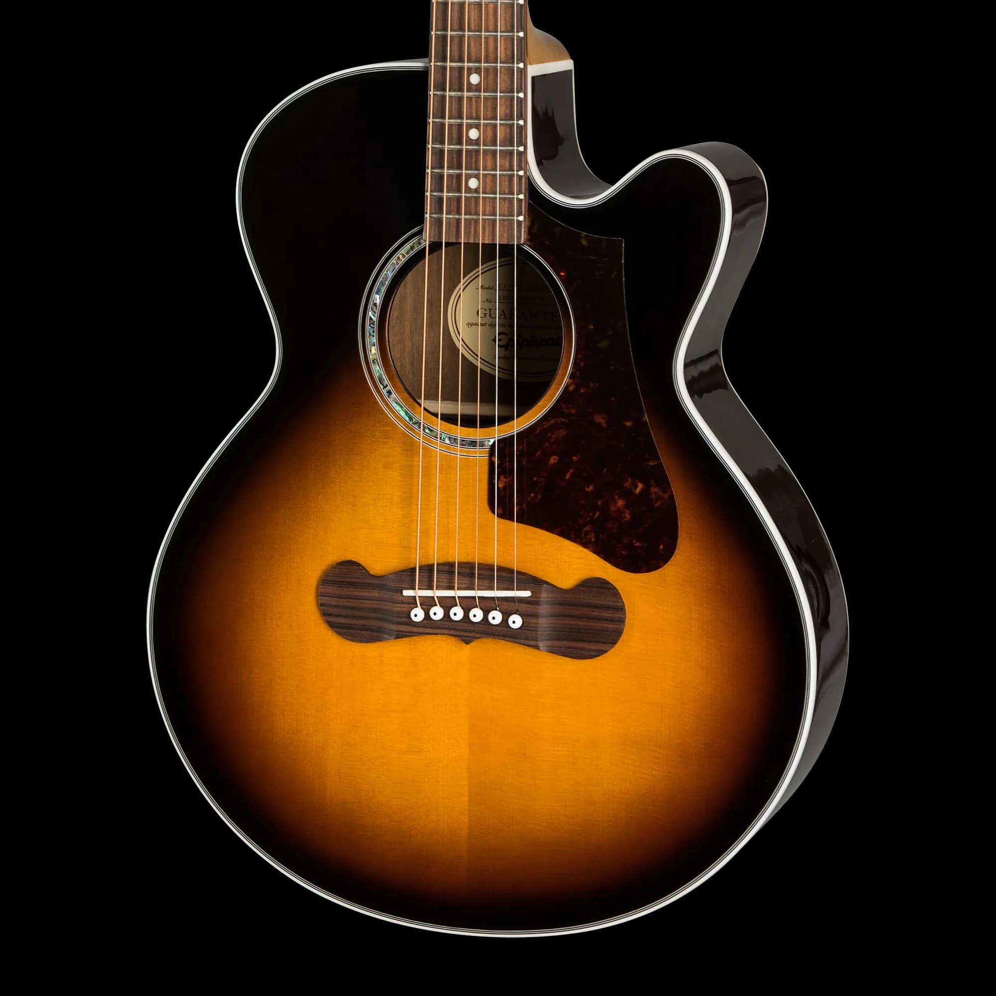 Epiphone J-200 Studio Parlor EC, Vintage Sunburst