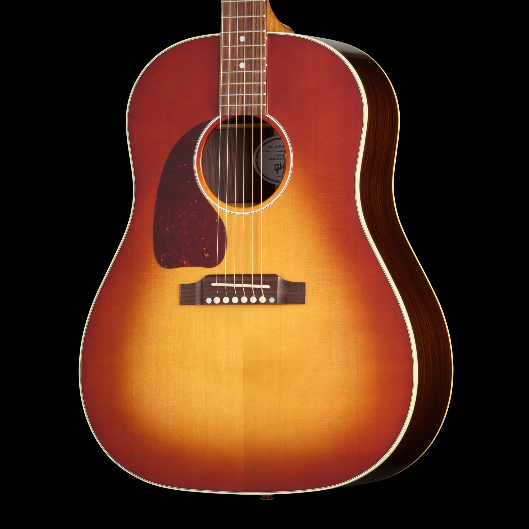 Gibson J-45 Standard Rosewood, Left-Handed, Rosewood Burst