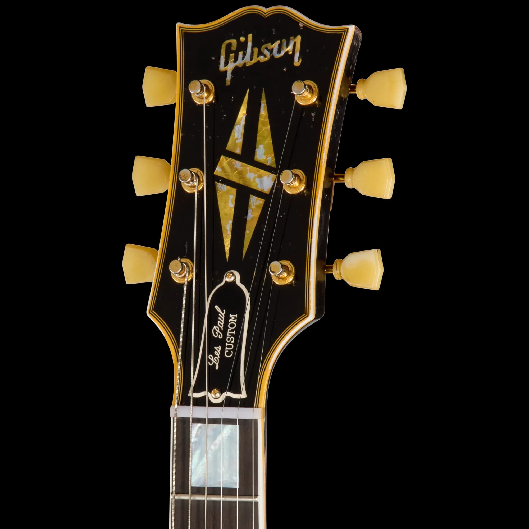 Gibson LE 1954 Les Paul Custom Reissue with Humbucker, Heavy Aged, Ebony — photo 5