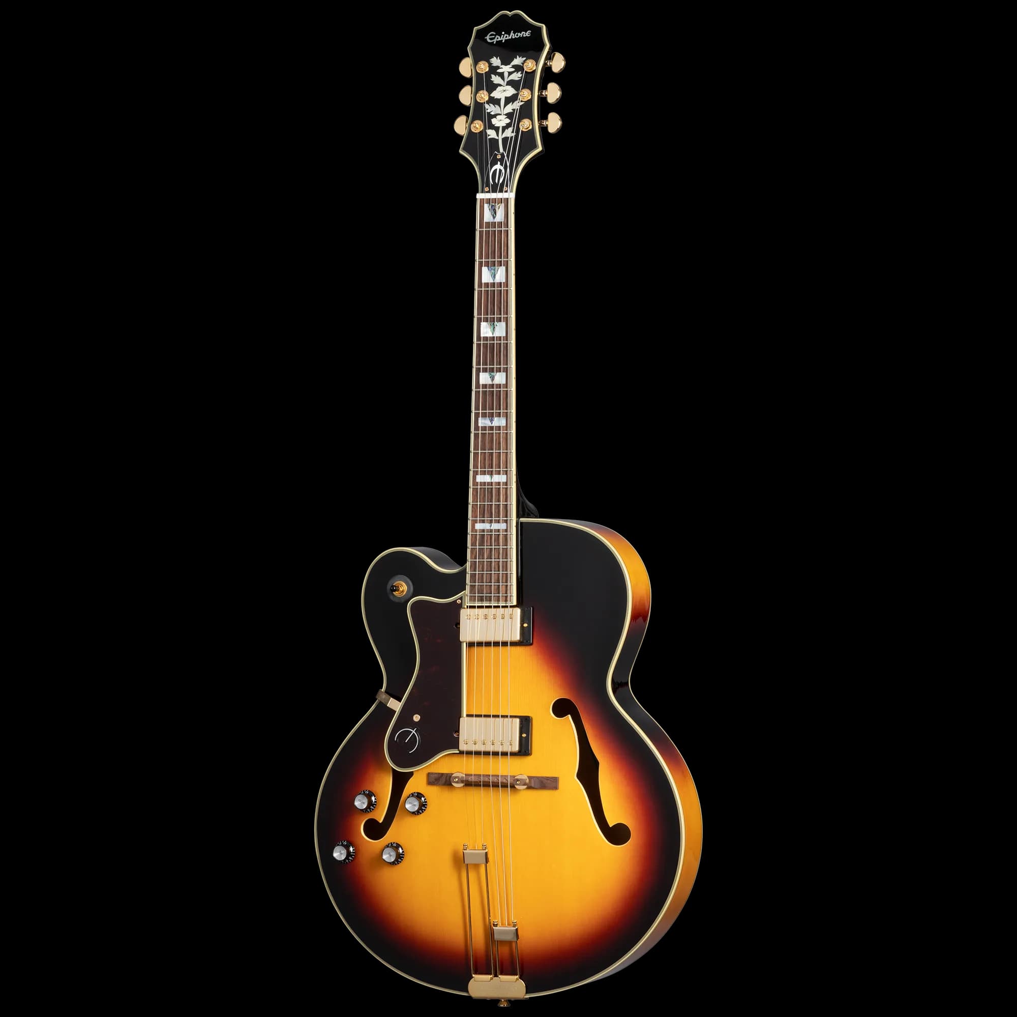 Epiphone Broadway, Left-Handed, Vintage Sunburst — photo 3