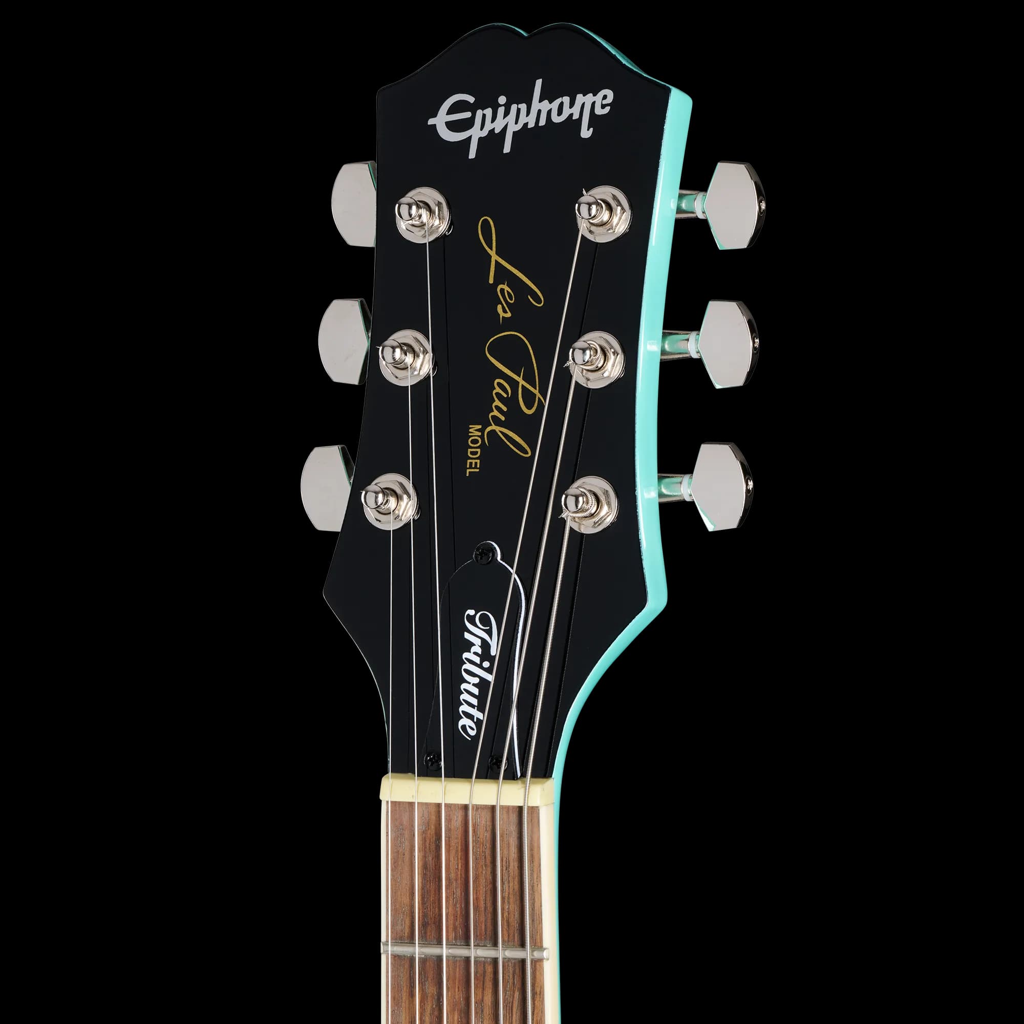 Epiphone Les Paul Tribute, Left-Handed, Aqua, Exclusive — photo 6