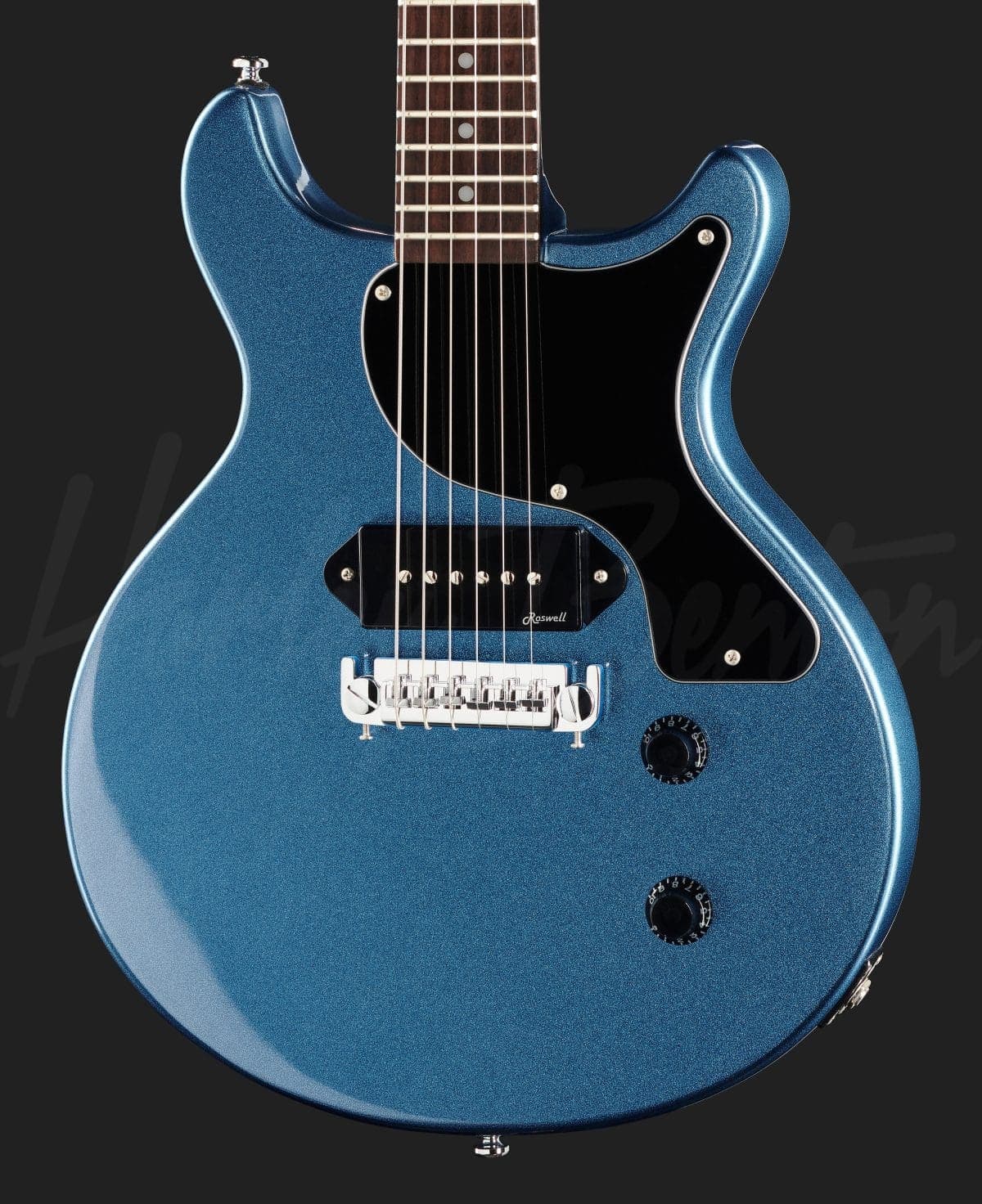 Harley Benton DC-Junior Pelham Blue — photo 4