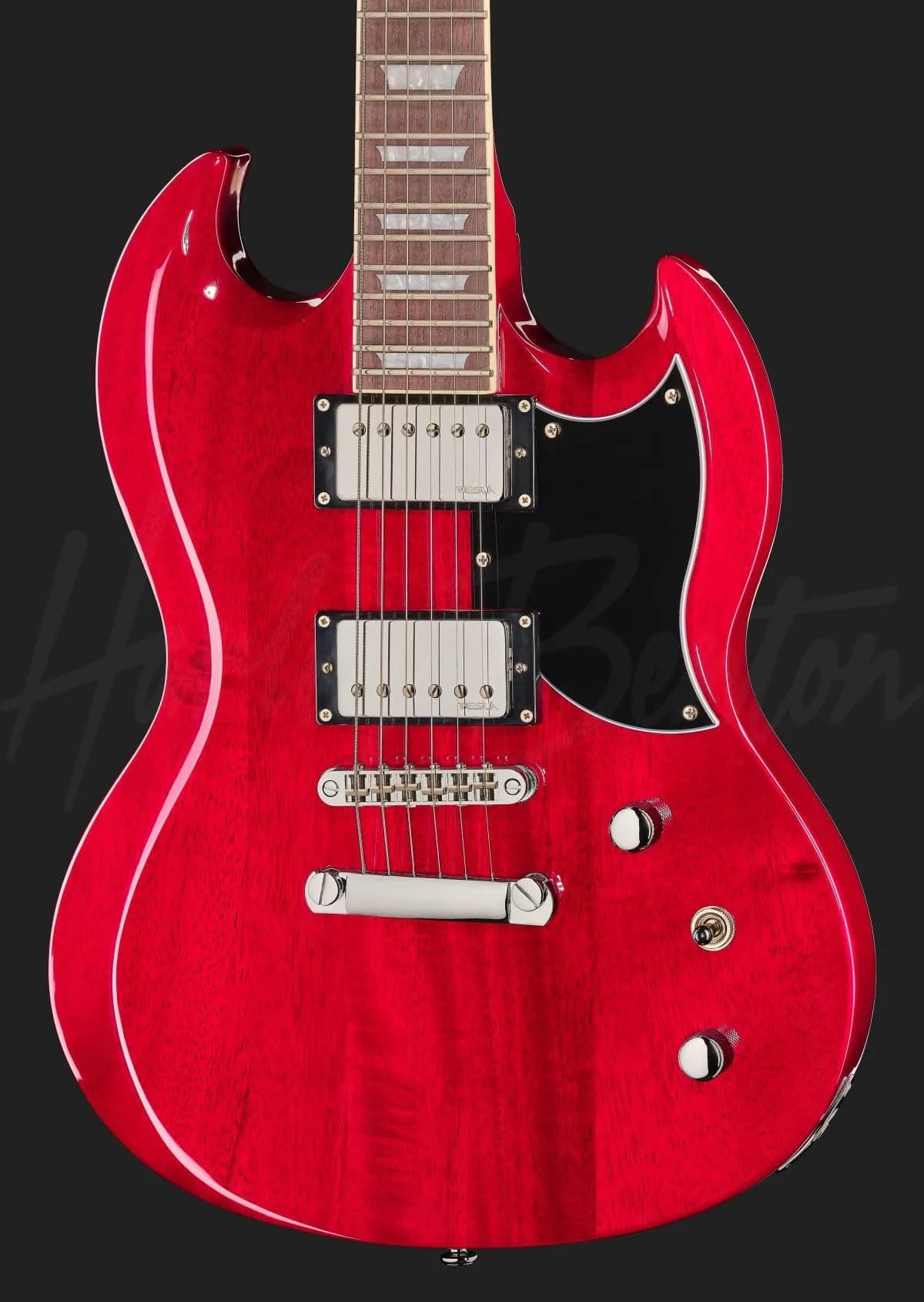 Harley Benton DC-Custom II Cherry — photo 4