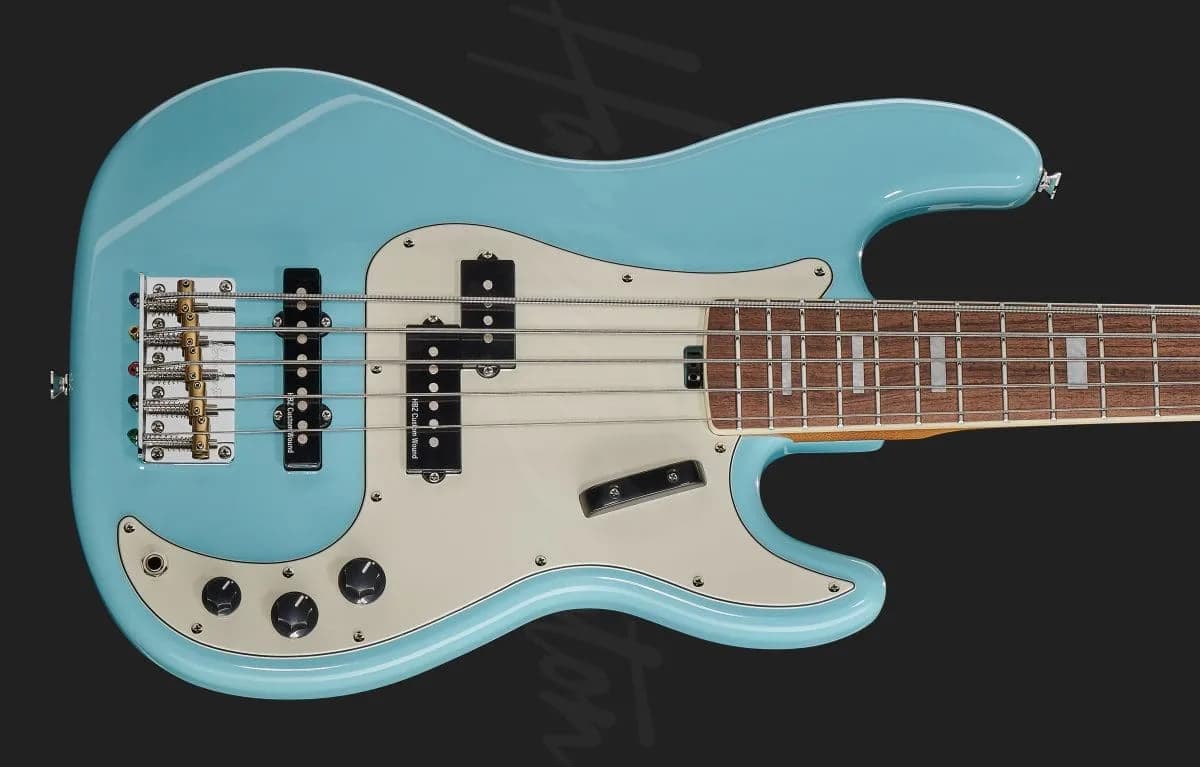Harley Benton MV-5PJ Daphne Blue — photo 4