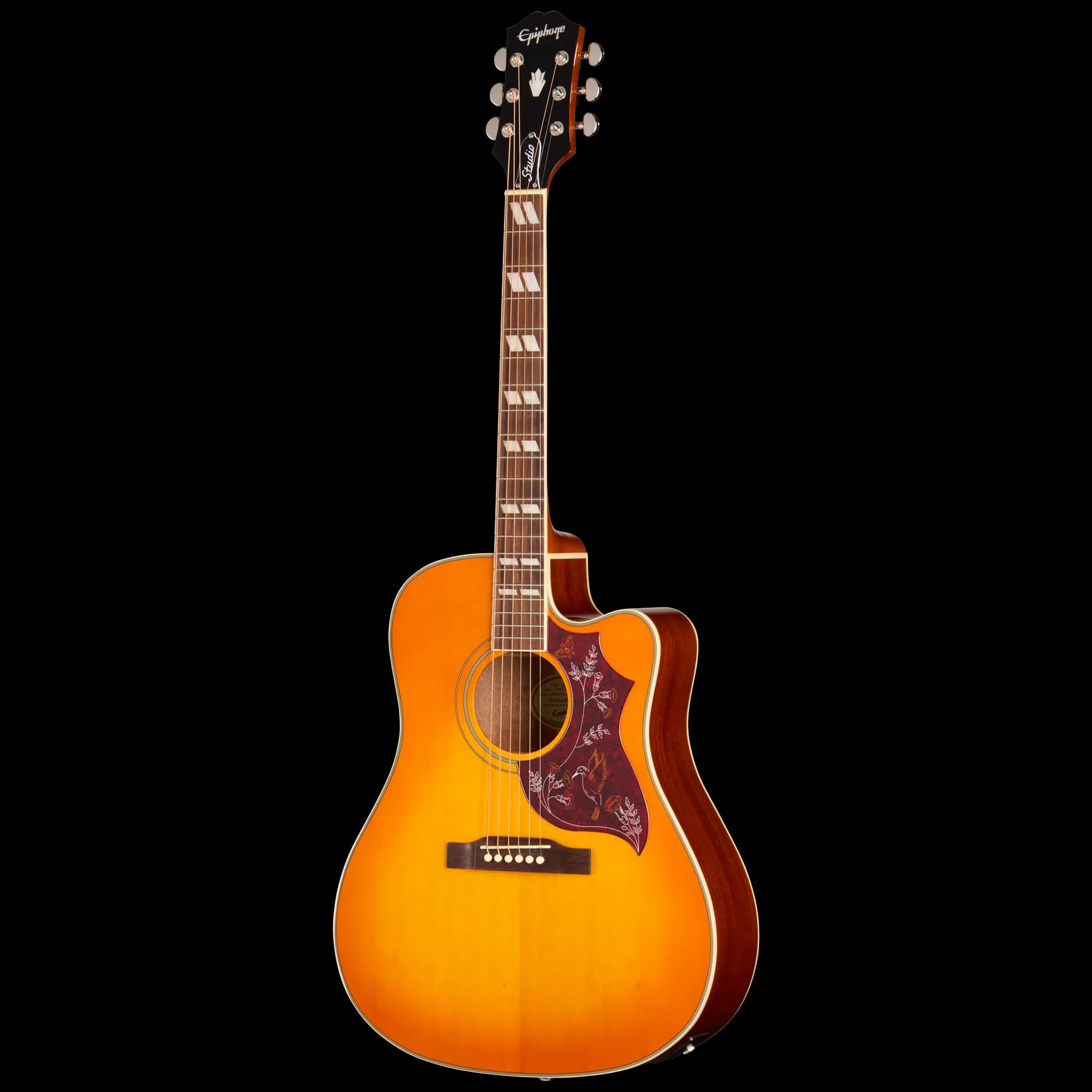 Epiphone Hummingbird Studio EC, Heritage Cherry Sunburst — photo 3