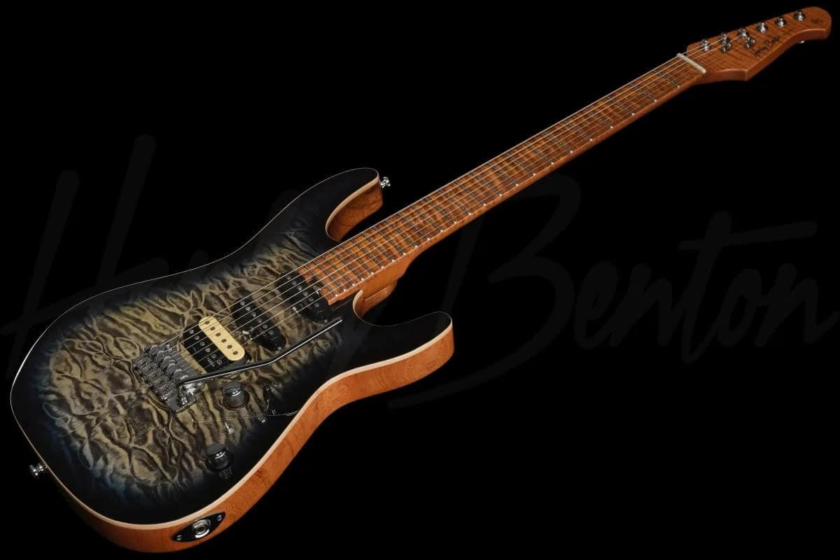 Harley Benton Fusion-IV HSS MN QBLB — photo 8