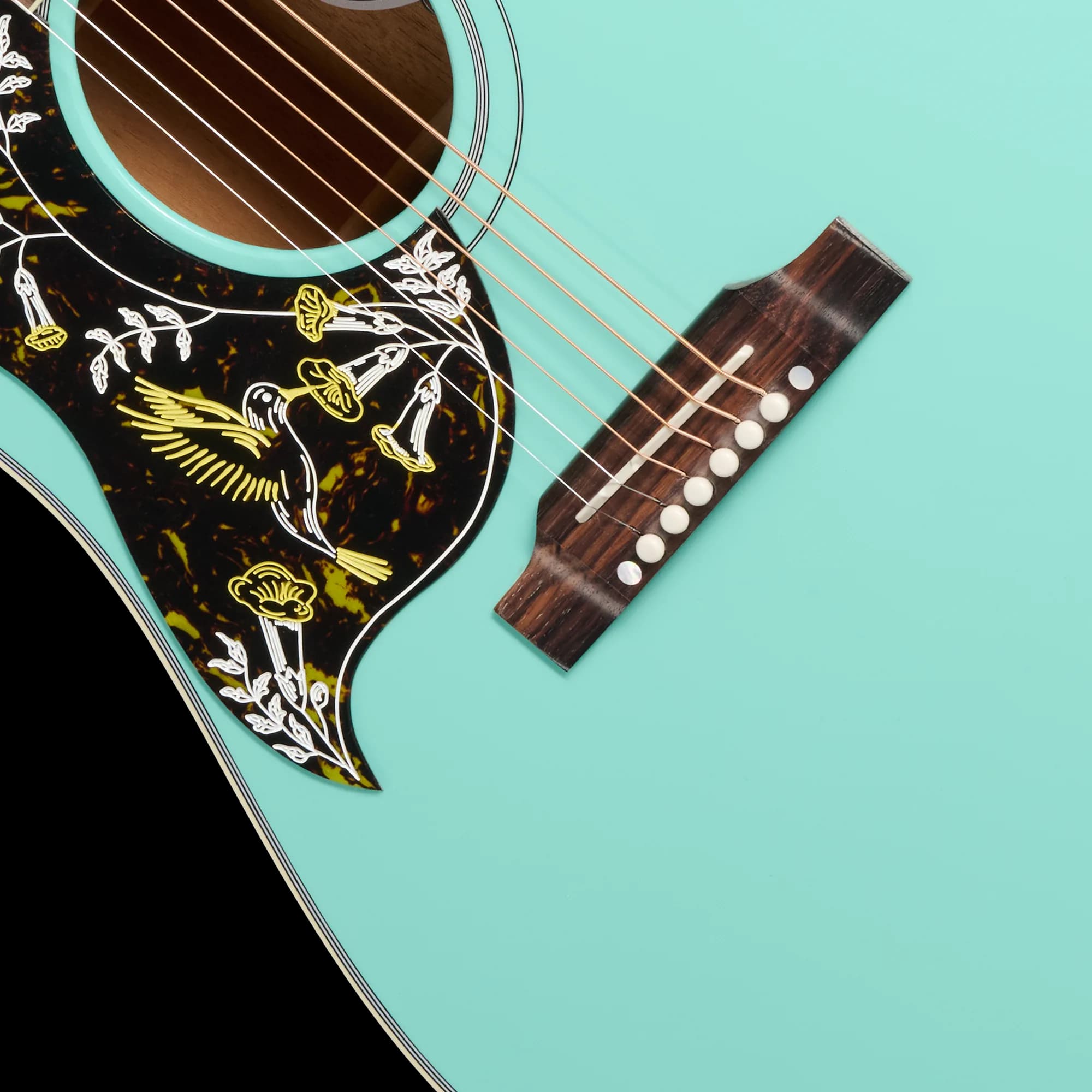 Gibson Hummingbird Standard, Left-Handed, Southwestern Turquoise — photo 7