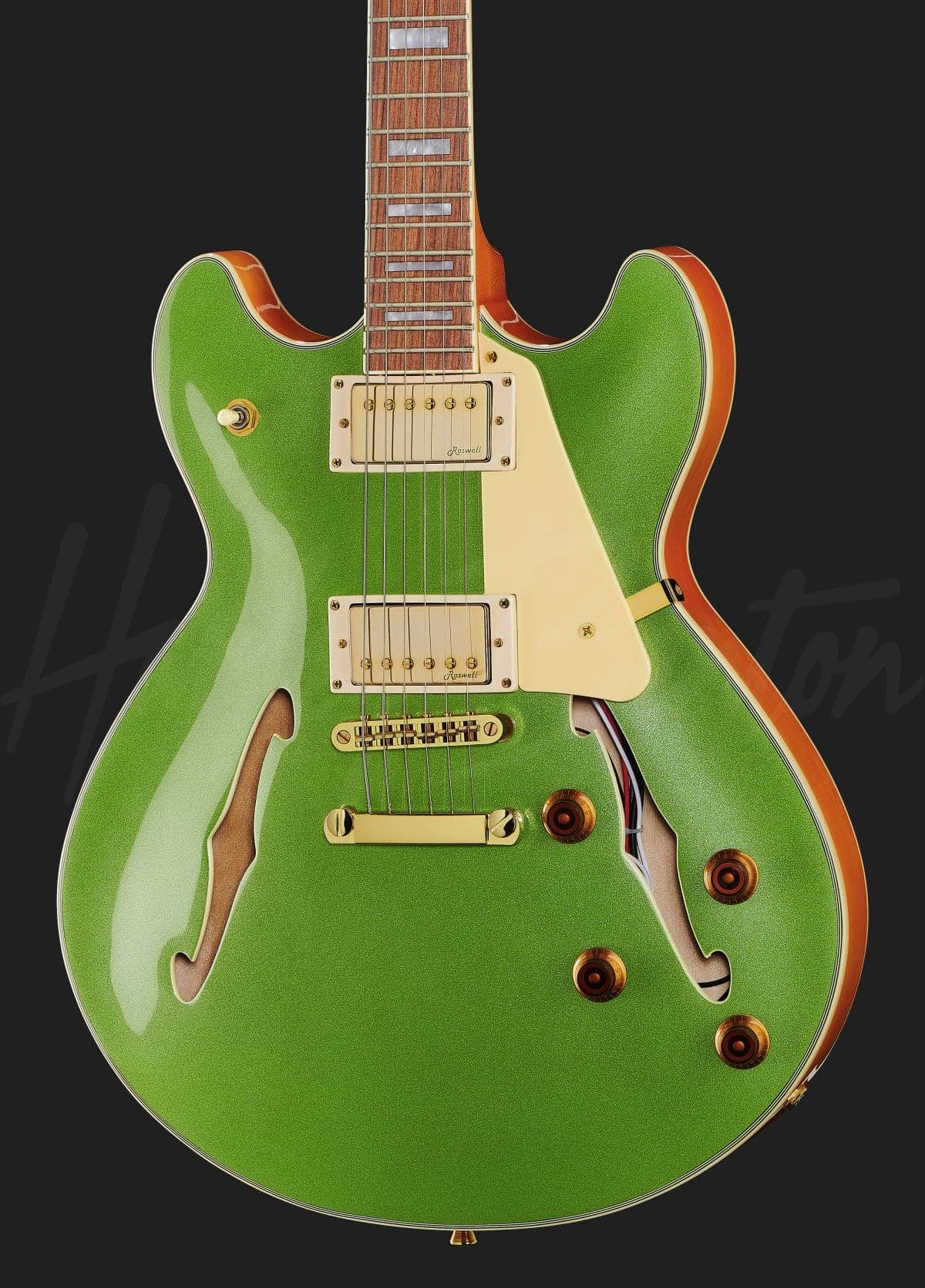 Harley Benton HB-35Plus Metallic Green — photo 4