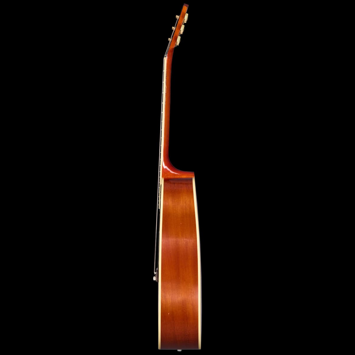Gibson 1960 Hummingbird Reissue, Heavy Aged, Washed Cherry Sunburst — photo 4