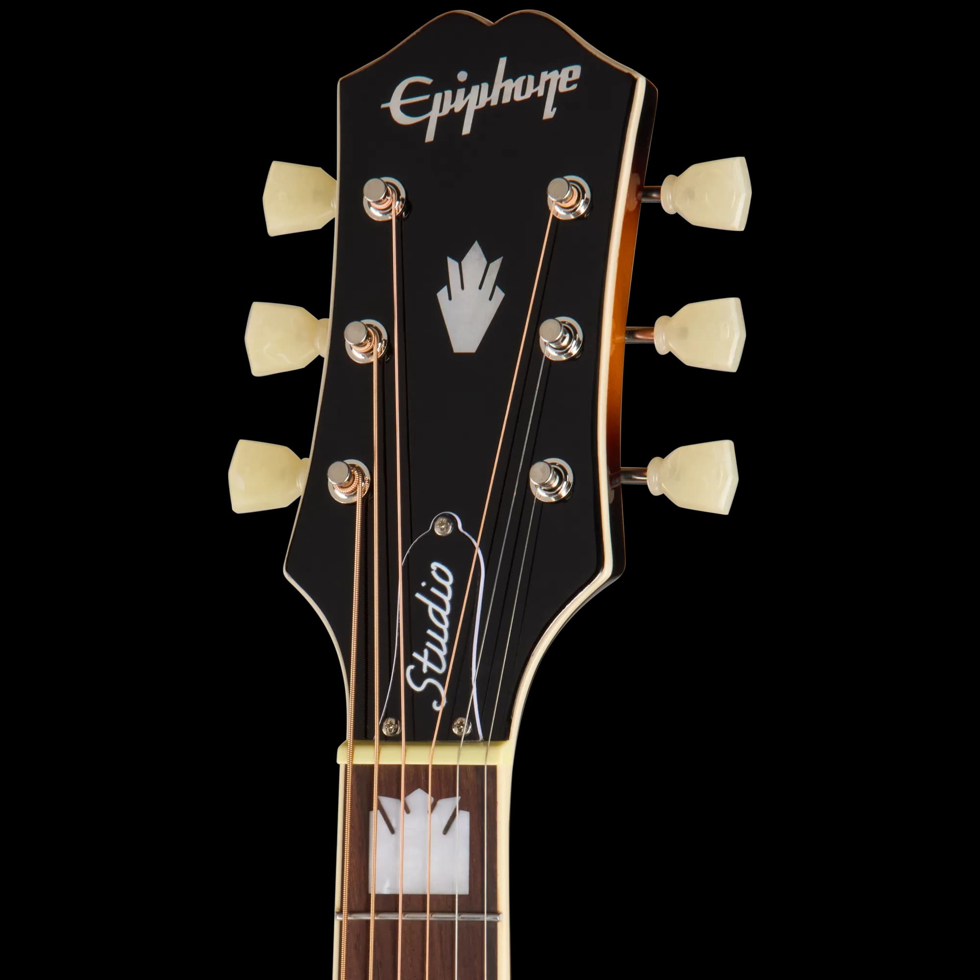 Epiphone J-200 Studio EC, Vintage Sunburst — photo 5
