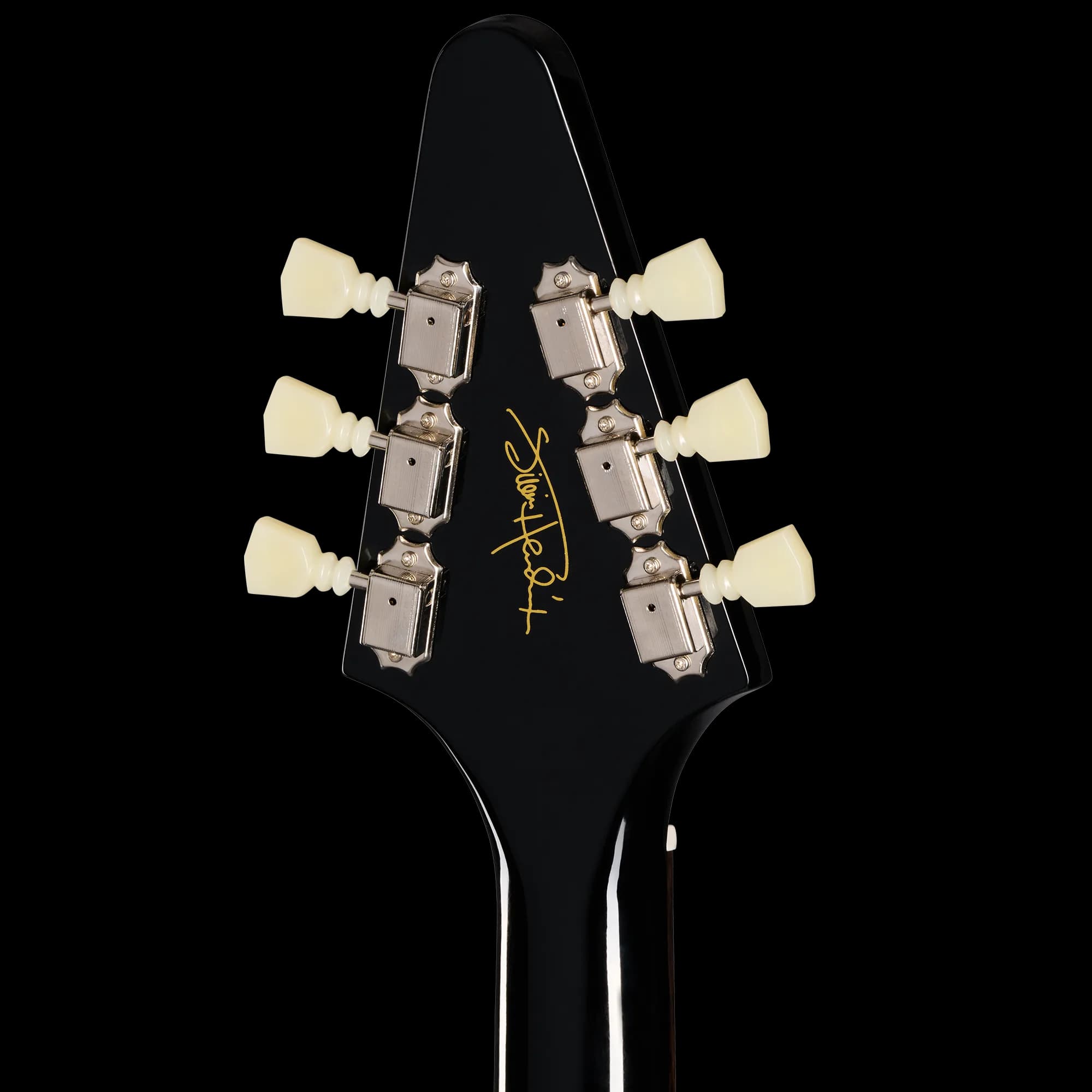 Epiphone Jimi Hendrix™ "Love Drops" Flying V, Ebony — photo 6
