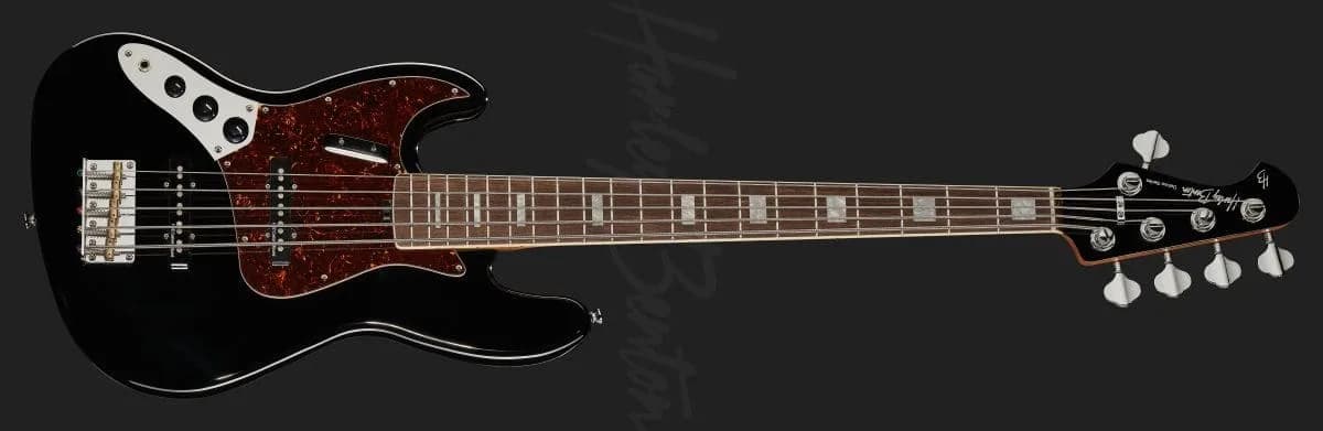Harley Benton MV-5JB LH Black — photo 2